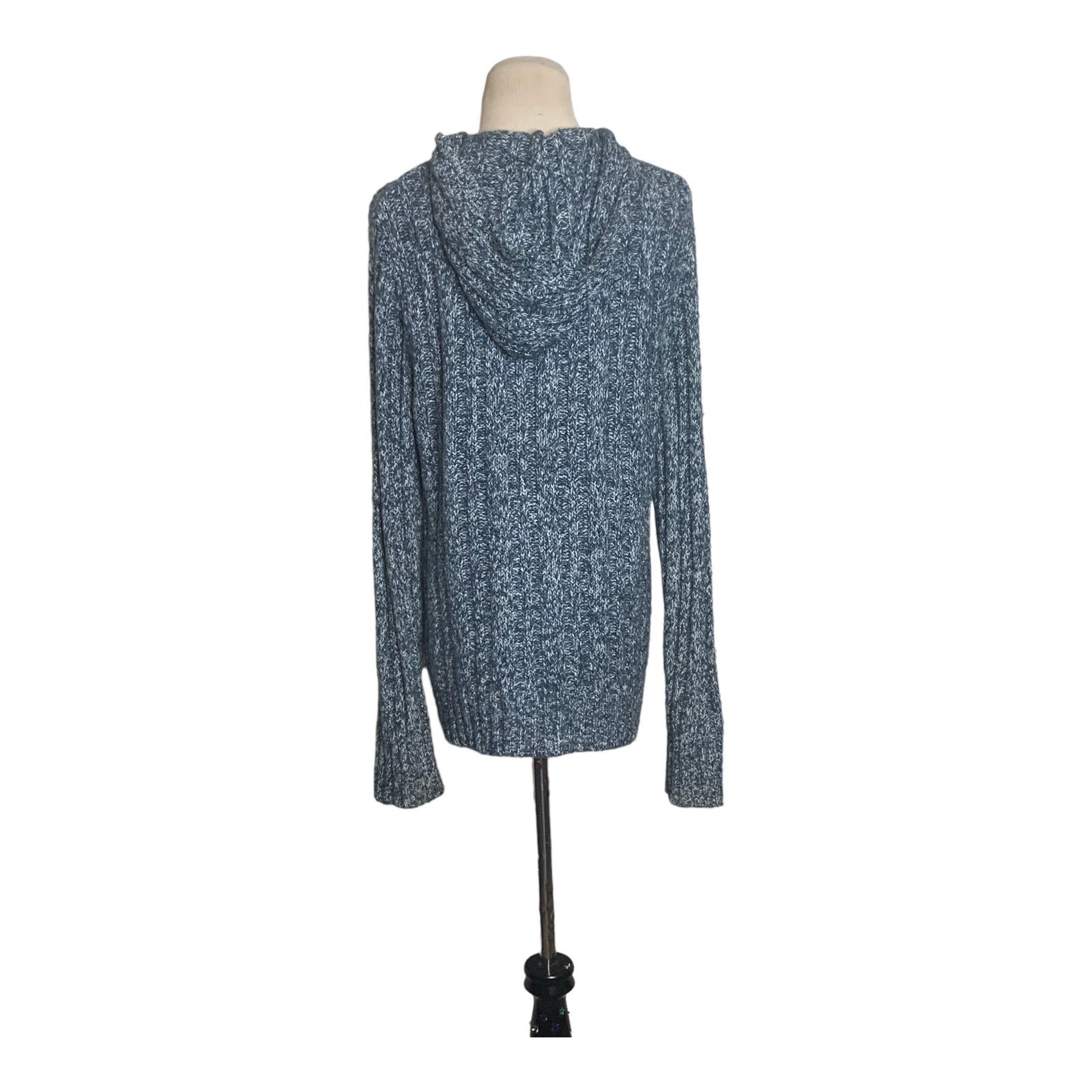 Sonoma Sonoma heathered blue hoodie sweater jacket size XL Size XL / US 12-14 / IT 48-50 - 11 Thumbnail