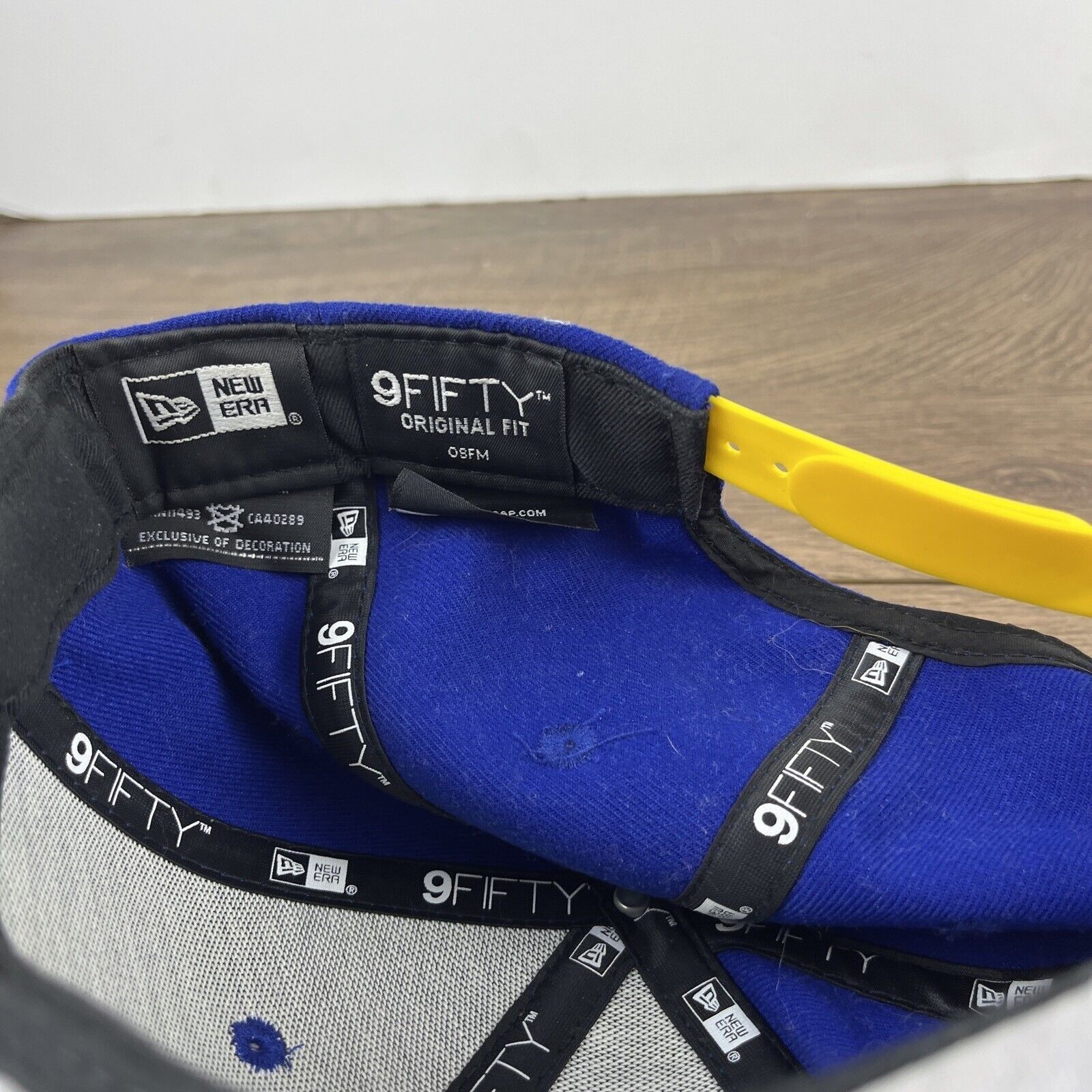 New Era Golden State Warriors Hat New Era Snapback Hat Adjustable 9F Size ONE SIZE - 17 Thumbnail