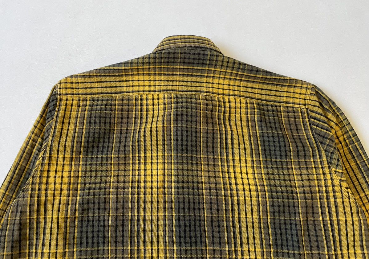 Our Legacy Yellow/Black Check Utility Boxy Shirt Size US L / EU 52-54 / 3 - 11 Thumbnail