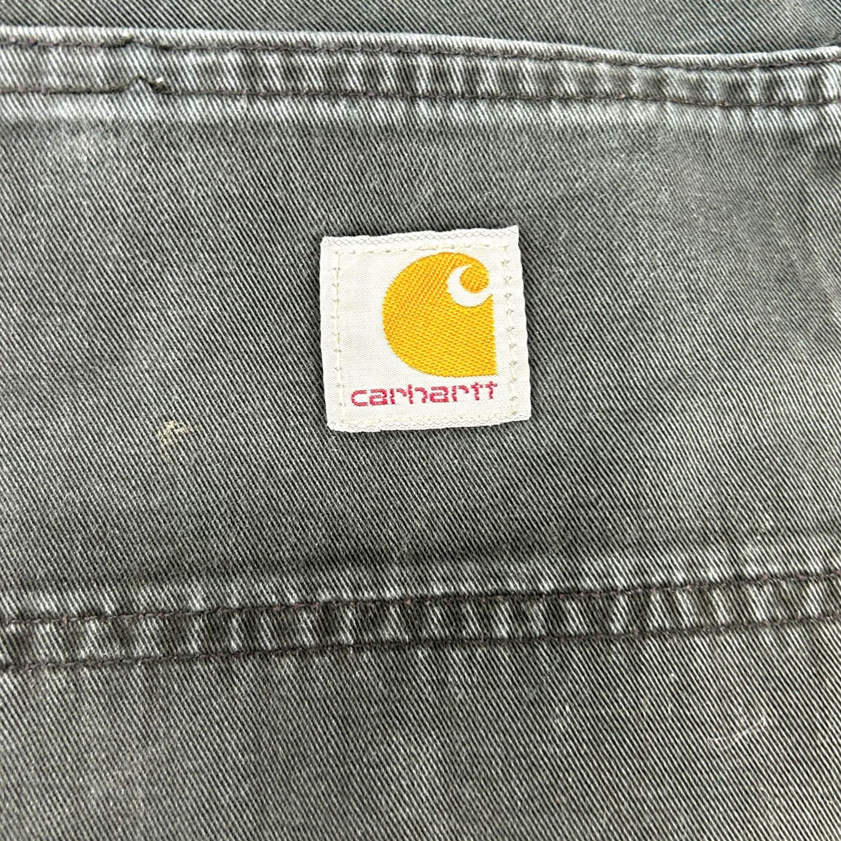 Carhartt Carhartt Pants Men 33x34 Black Carpenter Relaxed Straight Cotton Distressed Workwear Casual"} Size US 33 - 3 Thumbnail
