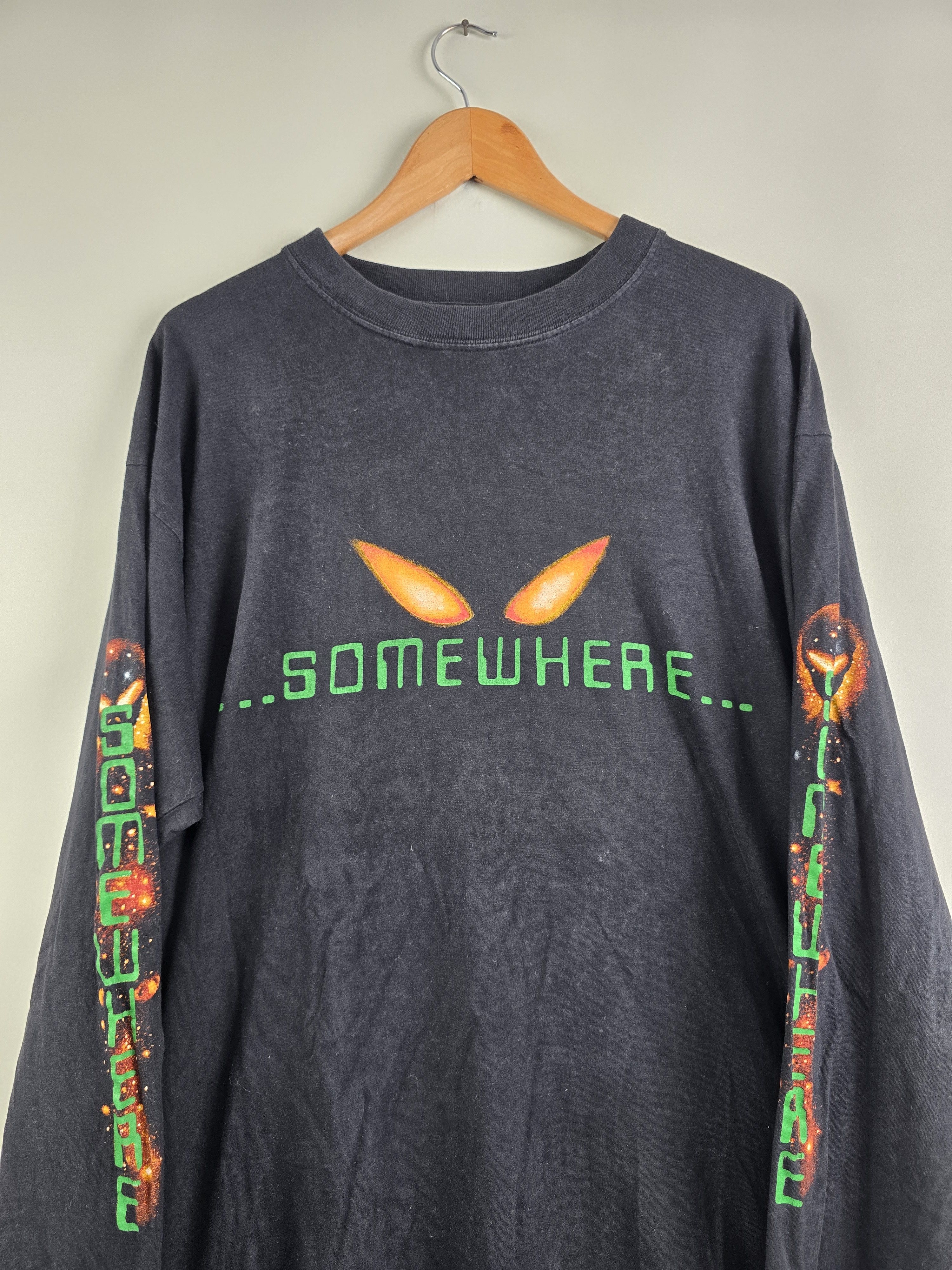 Alien Workshop × Vintage 90s Alien UFO Long Sleeve XL 23.5" 32" Size US XL / EU 56 / 4 - 3 Thumbnail