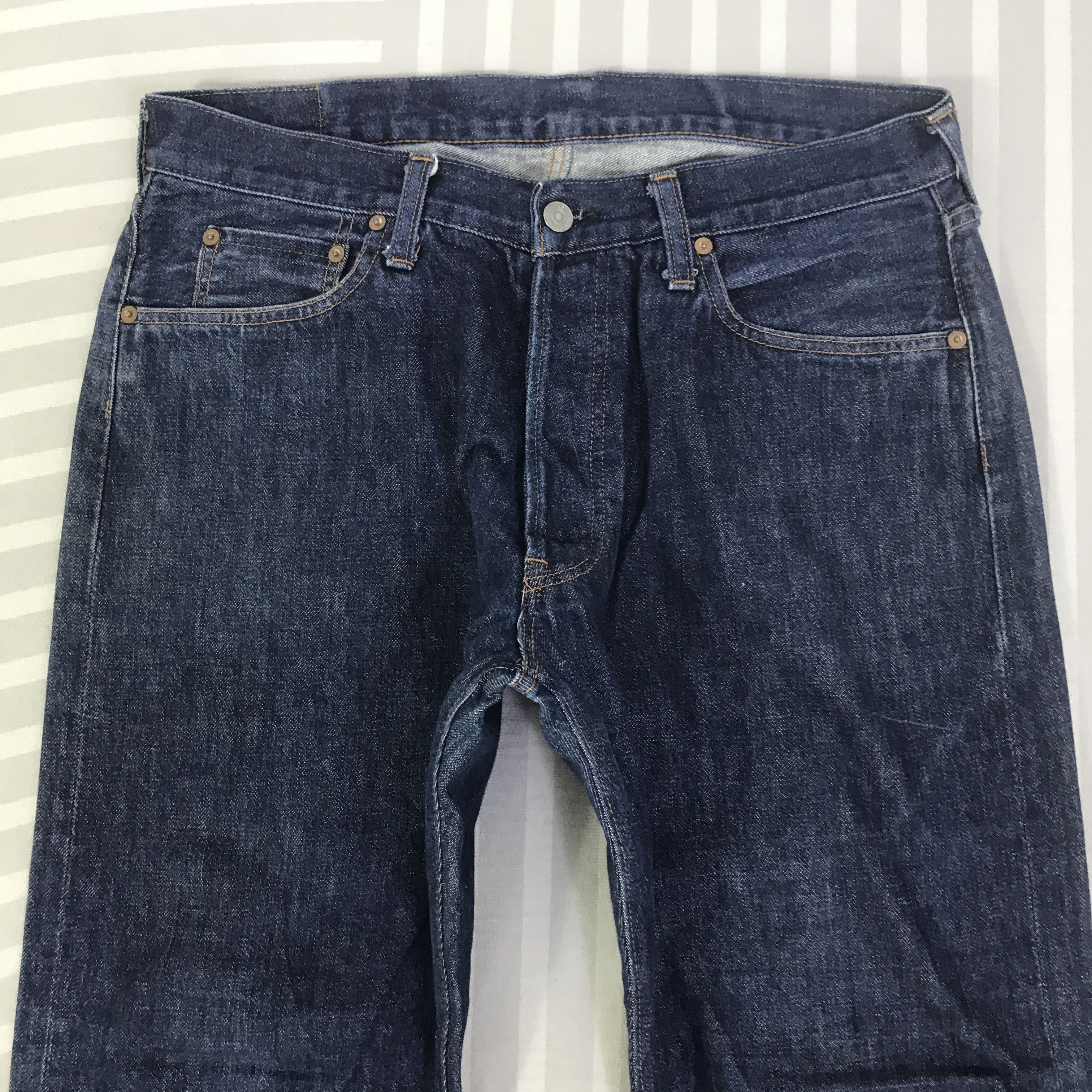 Studio D'Artisan Vintage Studio D Artisan Blue Denim Jeans PantsK130B4 Size US 33 - 2 Thumbnail