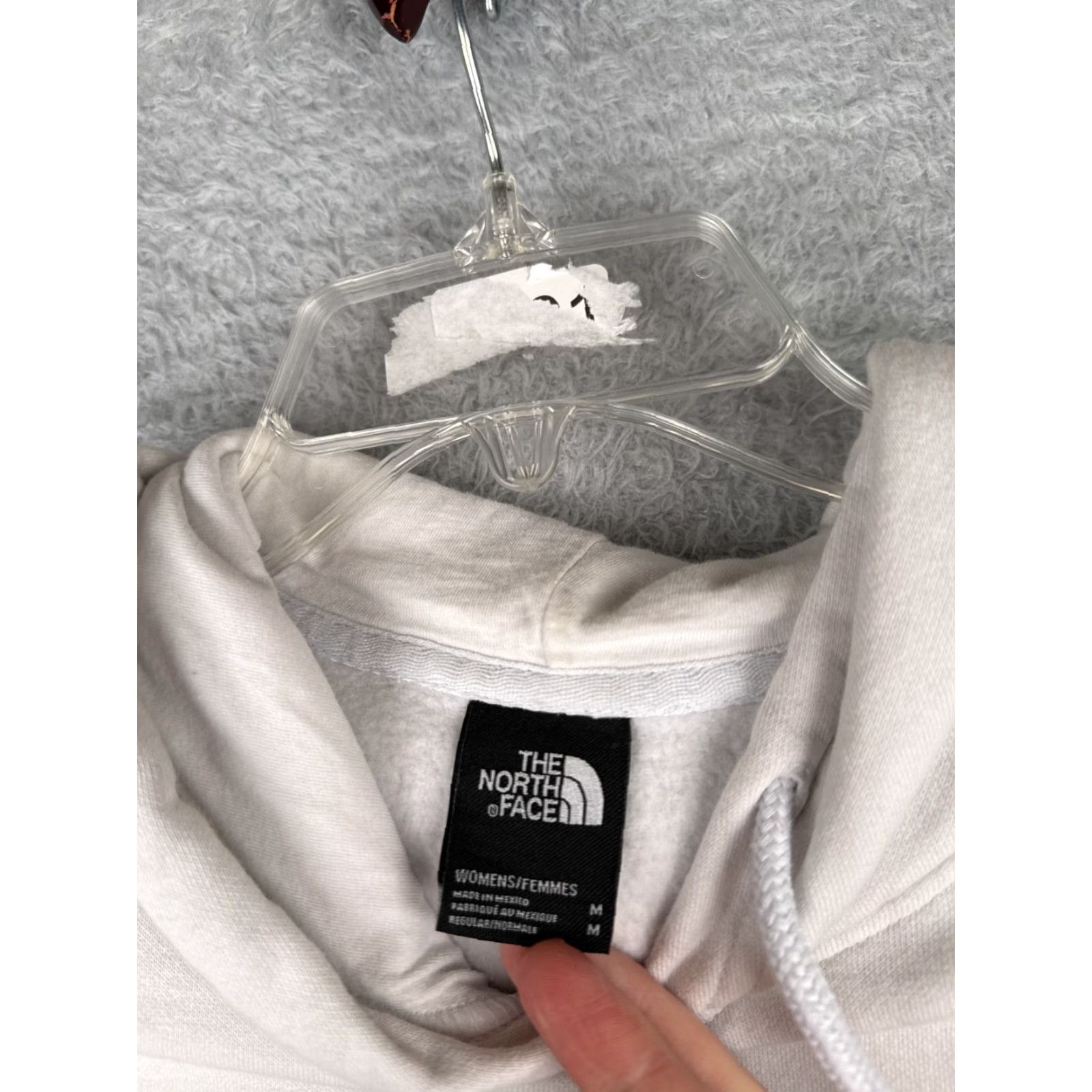 The North Face VINTAGE The North Face Hoodie Shirt Womens Medium White Pullover Pockets Logo Brand 90s Mens Womens Size M / US 6-8 / IT 42-44 - 7 Thumbnail