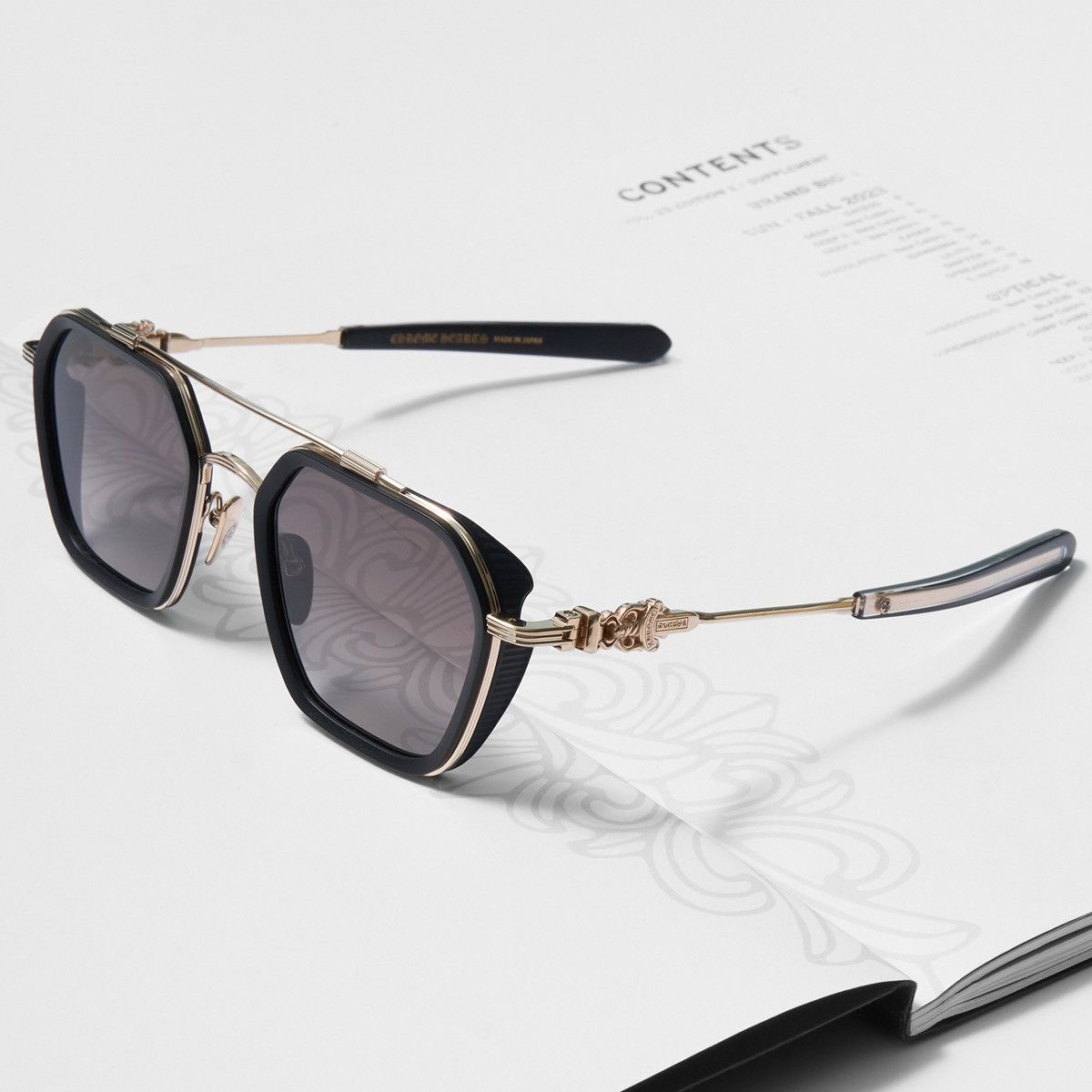 Chrome Hearts CHROME HEARTS HOTATION MBK/ GP - MBK- PLASTIC SUNGLASSES Size ONE SIZE - 2 Thumbnail