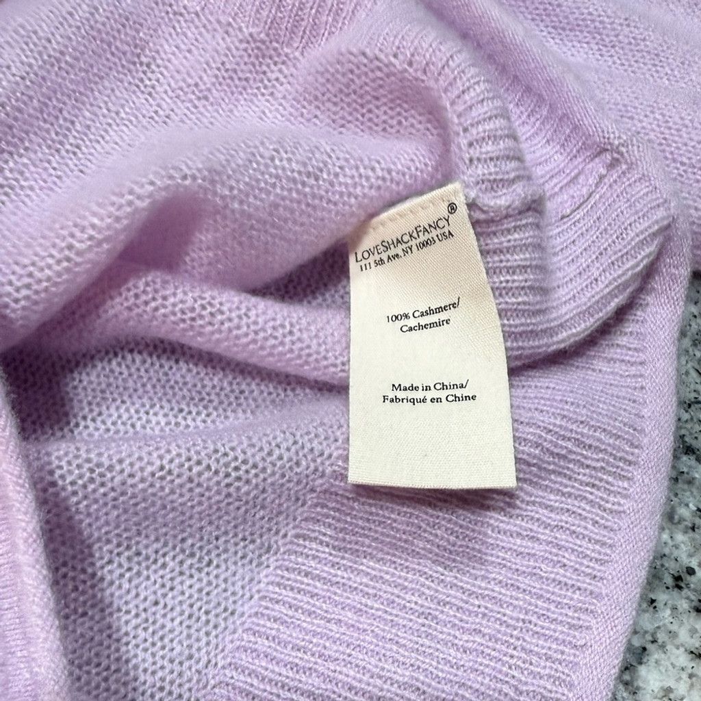 LoveShackFancy LoveShackFancy Luisella Cardigan, Clouded Rose Size M / US 6-8 / IT 42-44 - 11 Thumbnail