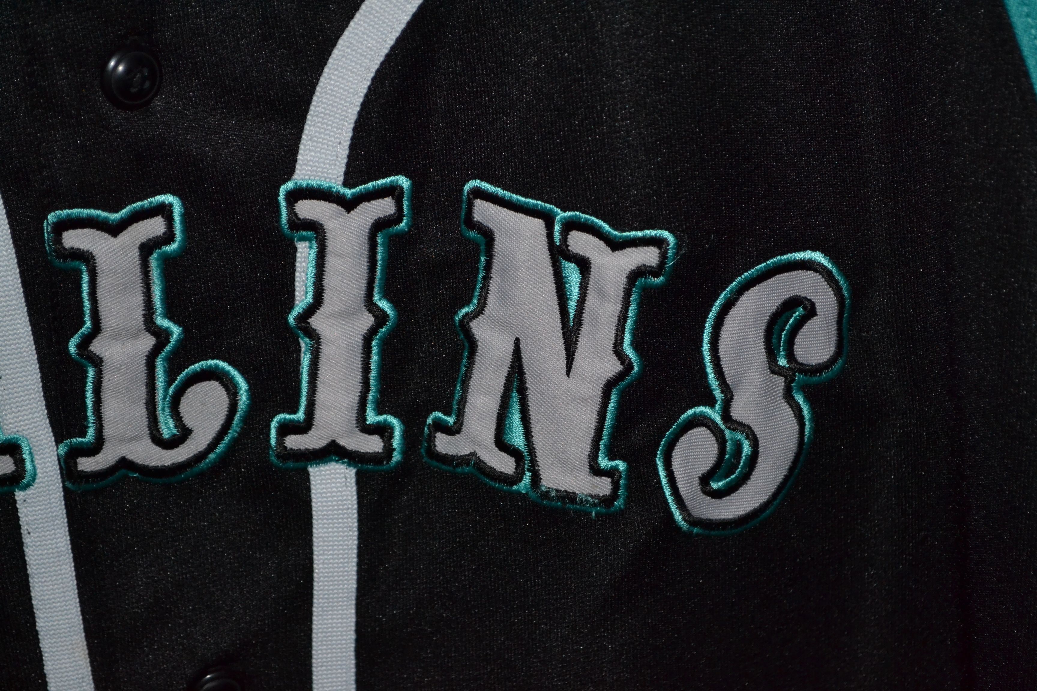 Other Miami Marlins True Fan Jersey L Black Teal MLB Size US L / EU 52-54 / 3 - 4 Thumbnail