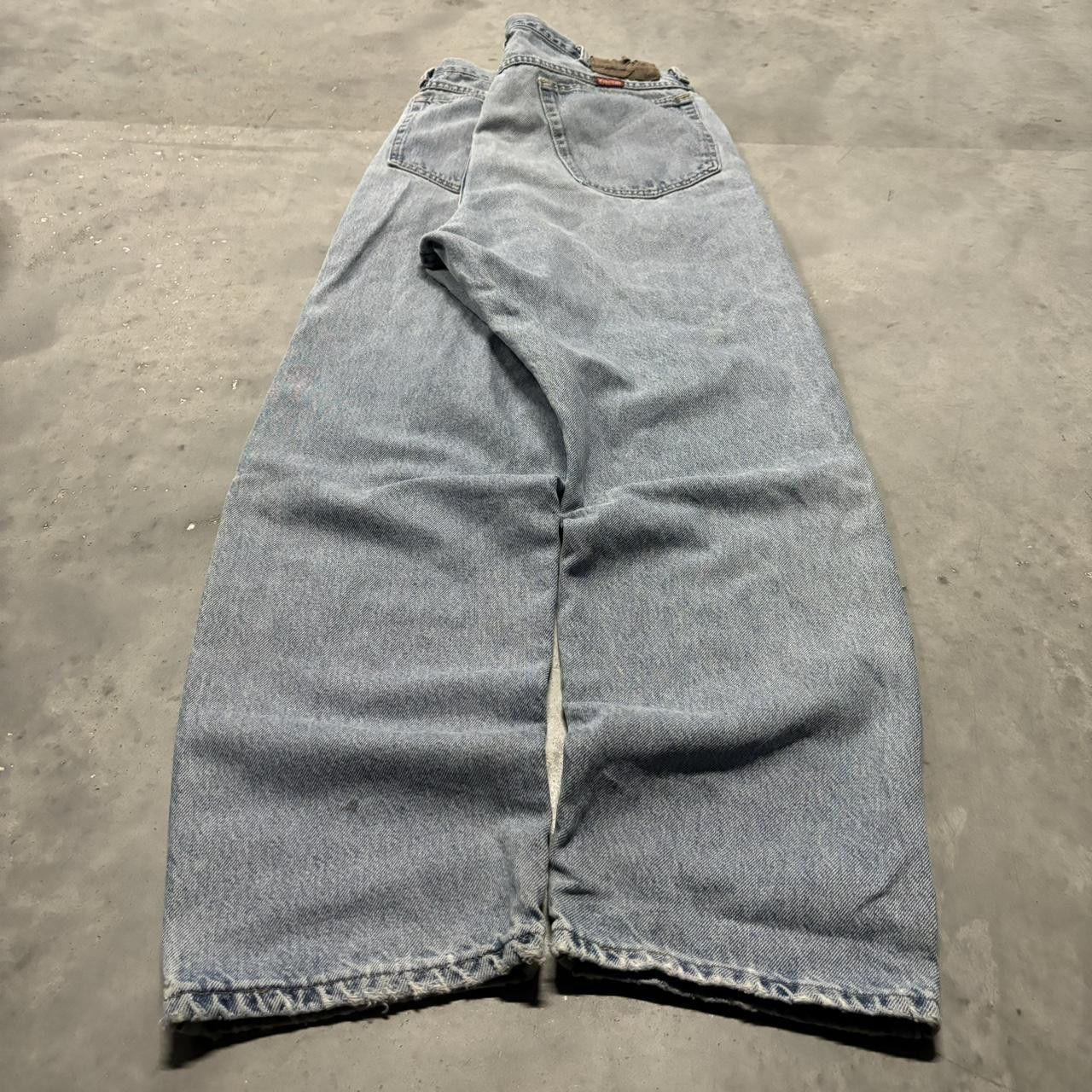 Japanese Brand × Vintage Crazy Vintage Y2K/2000s Grunge Light Wash Denim Jeans! Size US 36 / EU 52 - 4 Thumbnail