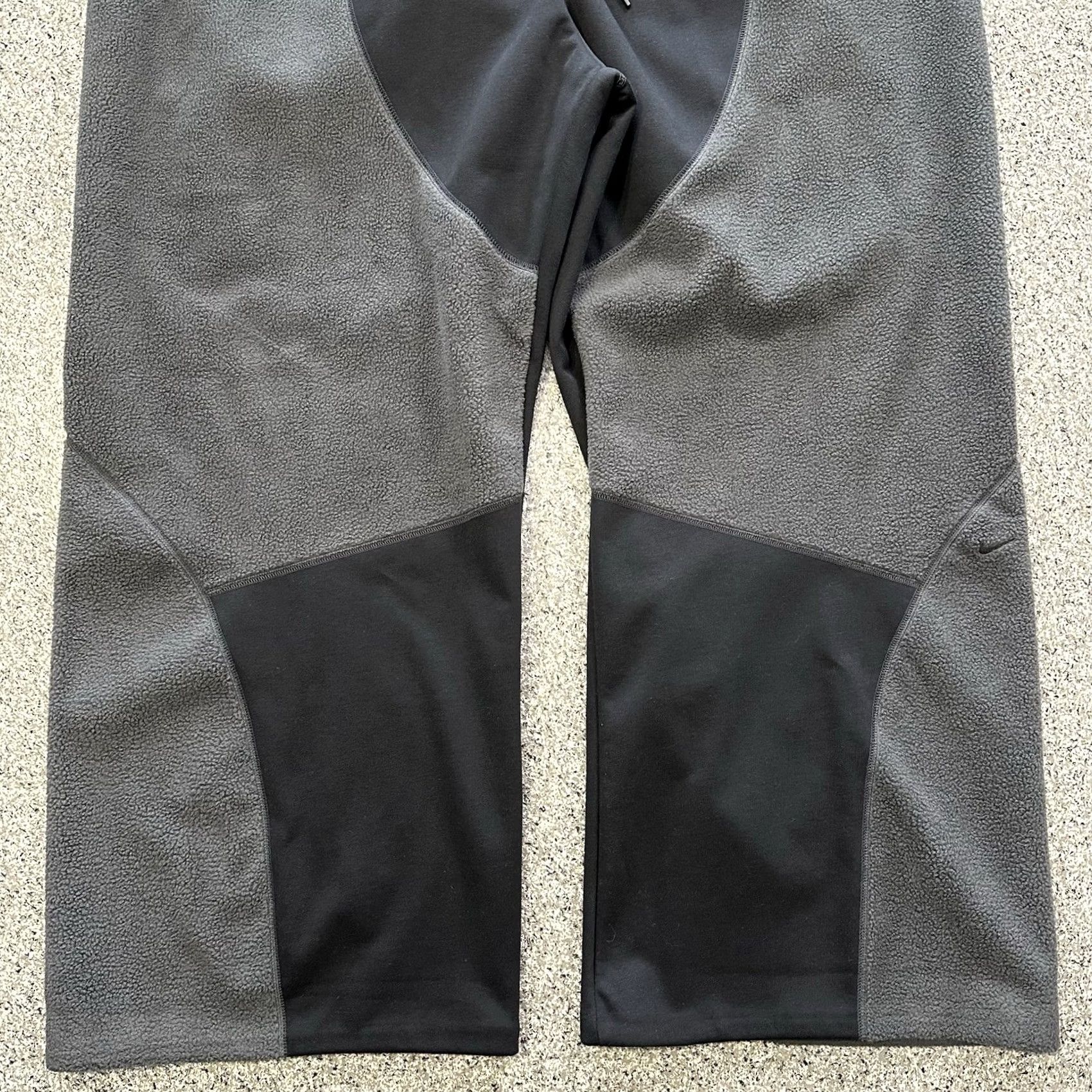 Nike Nike Tech Knit Pants Mens 3XL Wide-Leg Oversized Black Size US 39 - 3 Thumbnail