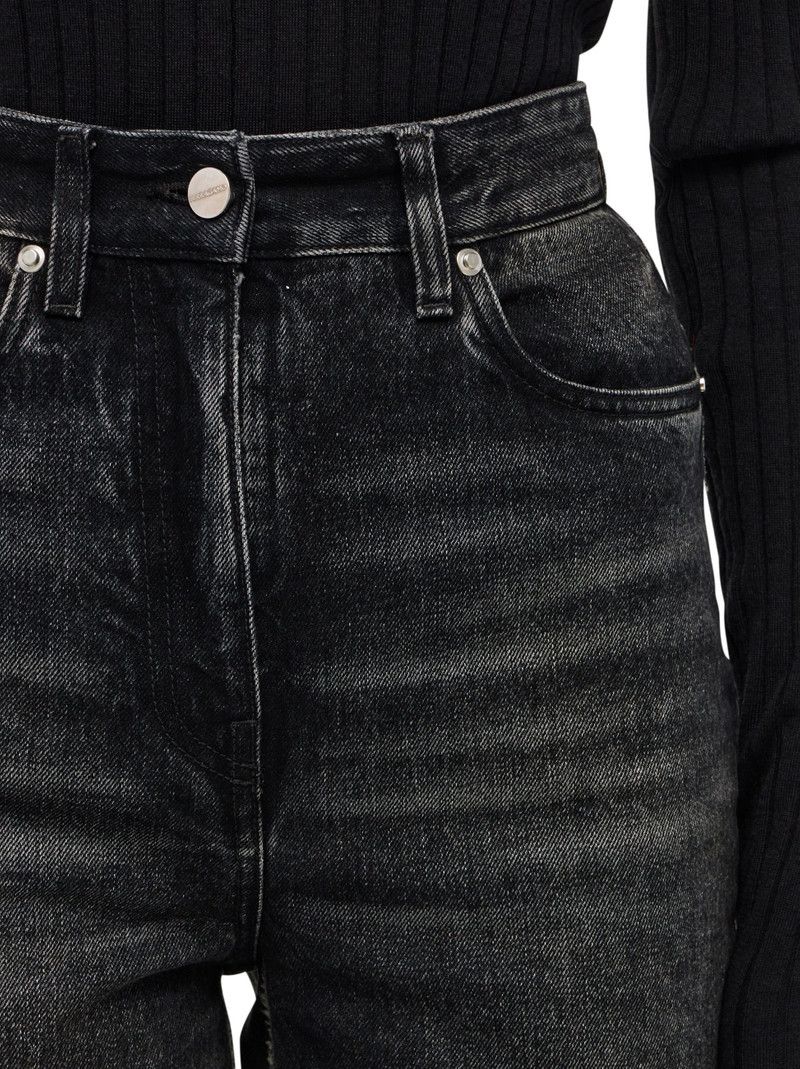 Salvatore Ferragamo o1s1rm0526 Five Pocket Flared Jeans in Black Size 32" / US 10 / IT 46 - 5 Thumbnail