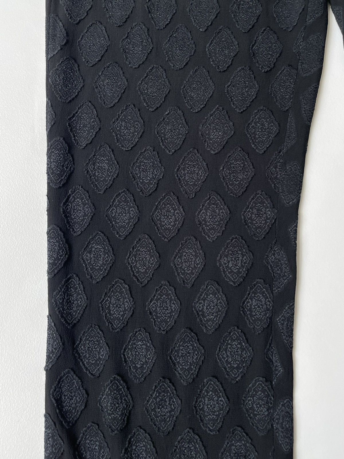 Ann Demeulemeester Medallion Jacquard Voile Trousers Size 28" / US 6 / IT 42 - 16 Thumbnail