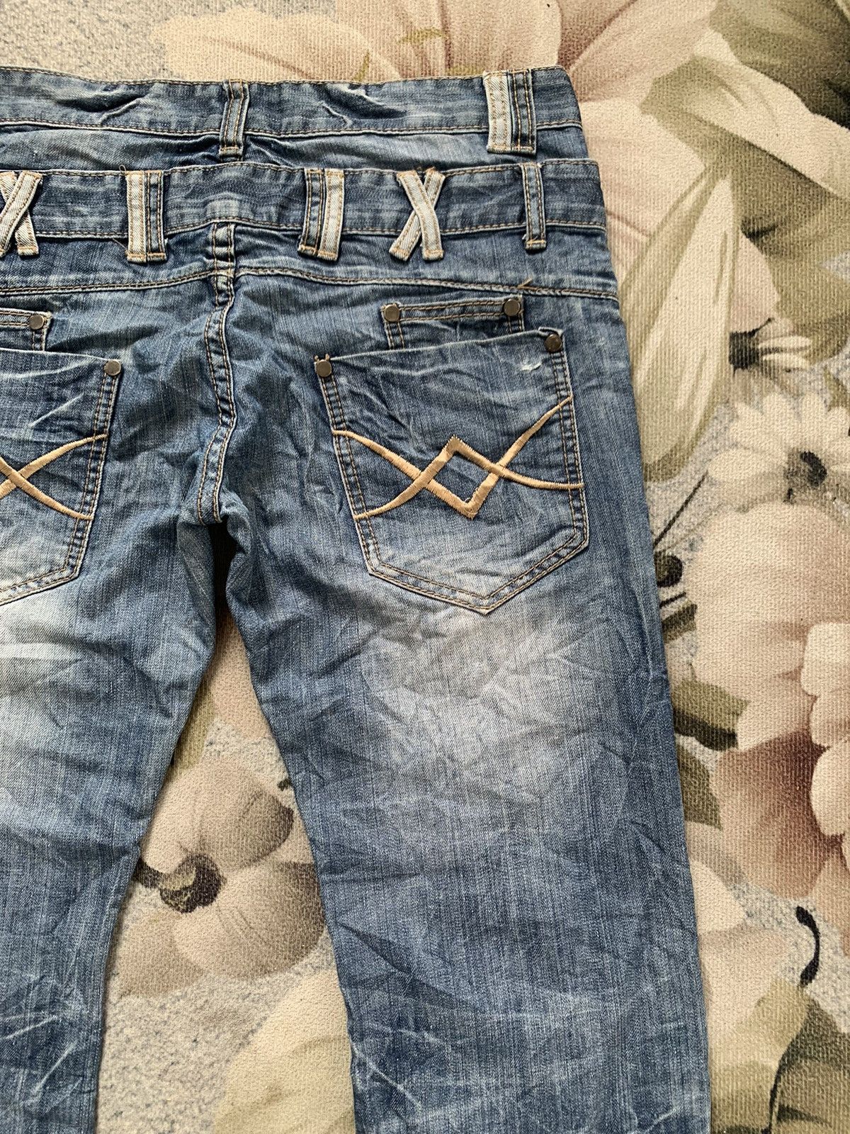 Japanese Brand Multipockets Functional Jeans Dal Denim Pant Nice Design Size US 33 - 11 Thumbnail