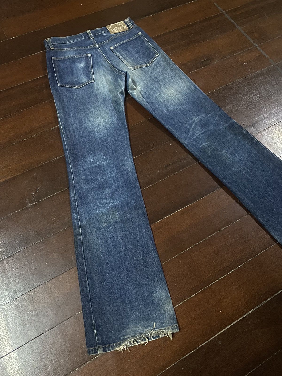 Yohji Yamamoto Vintage INED Homme BY Yohji Yamamoto BOOT CUT Distressed Size US 32 / EU 48 - 10 Thumbnail
