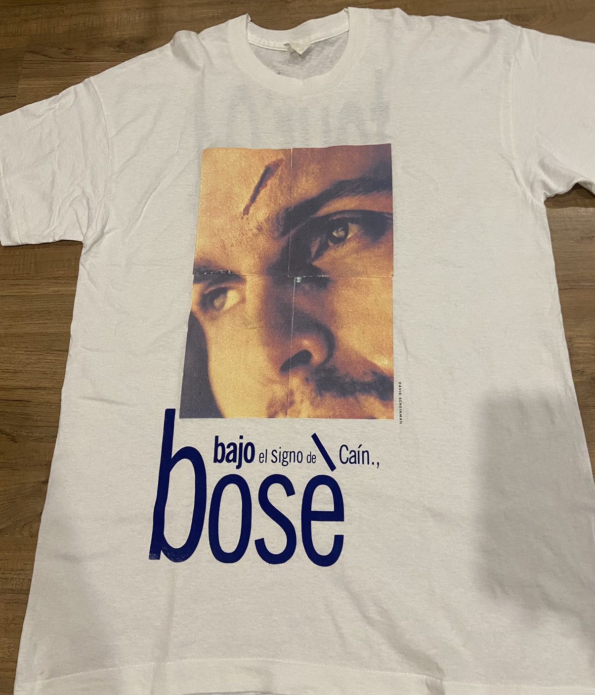 Band Tees Vintage Miguel Bose "Bajo El Signo De Cain" 1994 Tour Size US XL / EU 56 / 4 - 3 Thumbnail
