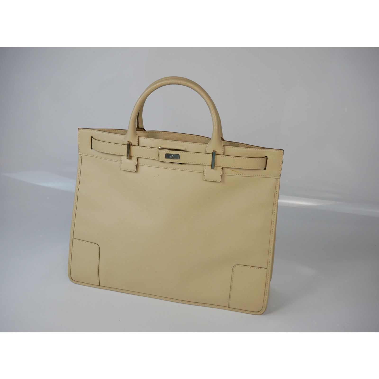 Gucci Gucci Beige Birkin Handbag Size ONE SIZE - 3 Thumbnail