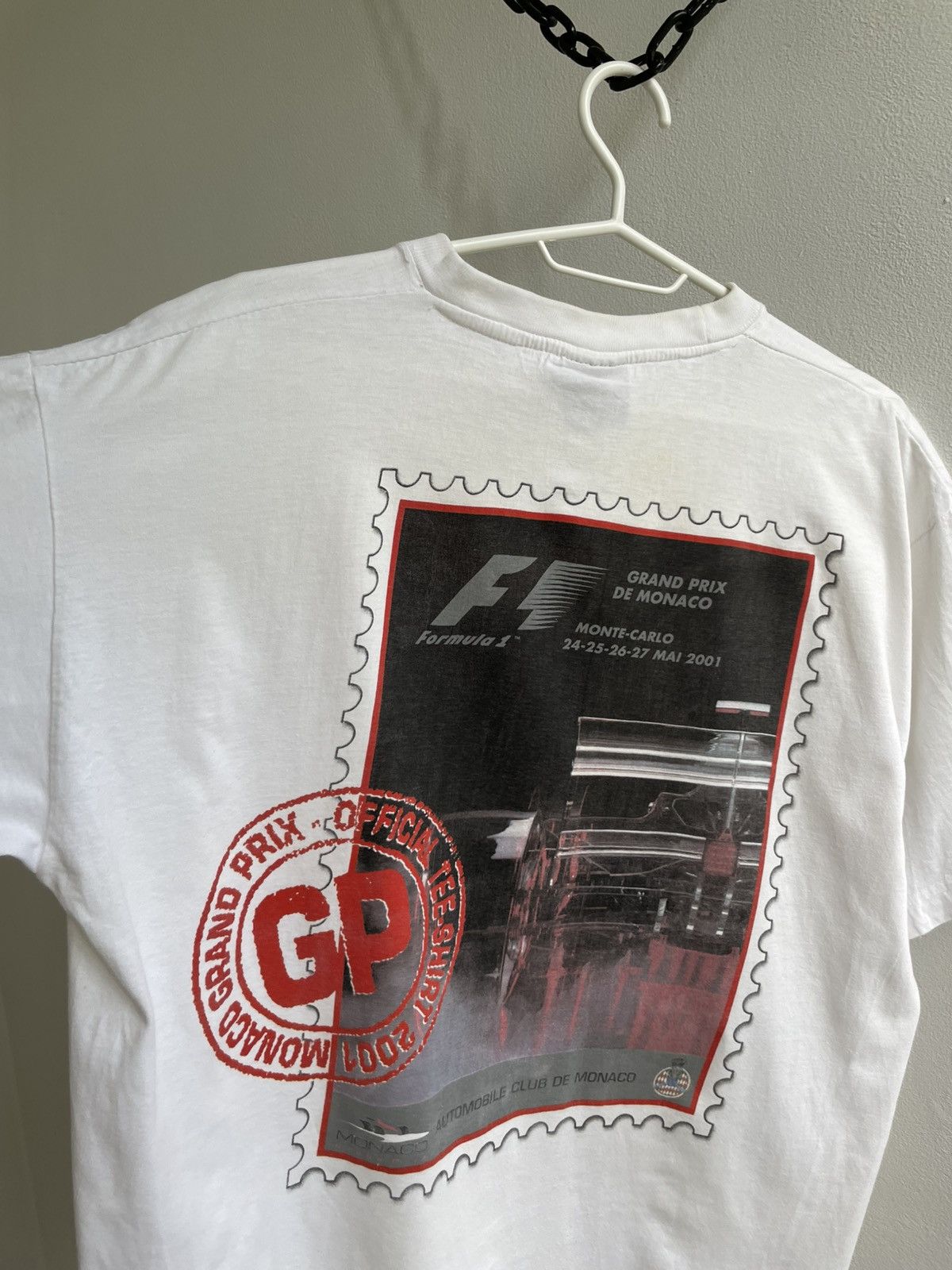 Formula 1 Vintage Monaco Grand Prix 90s 2001 T Shirt Tee Formula 1 F1 Size US XL / EU 56 / 4 - 7 Thumbnail