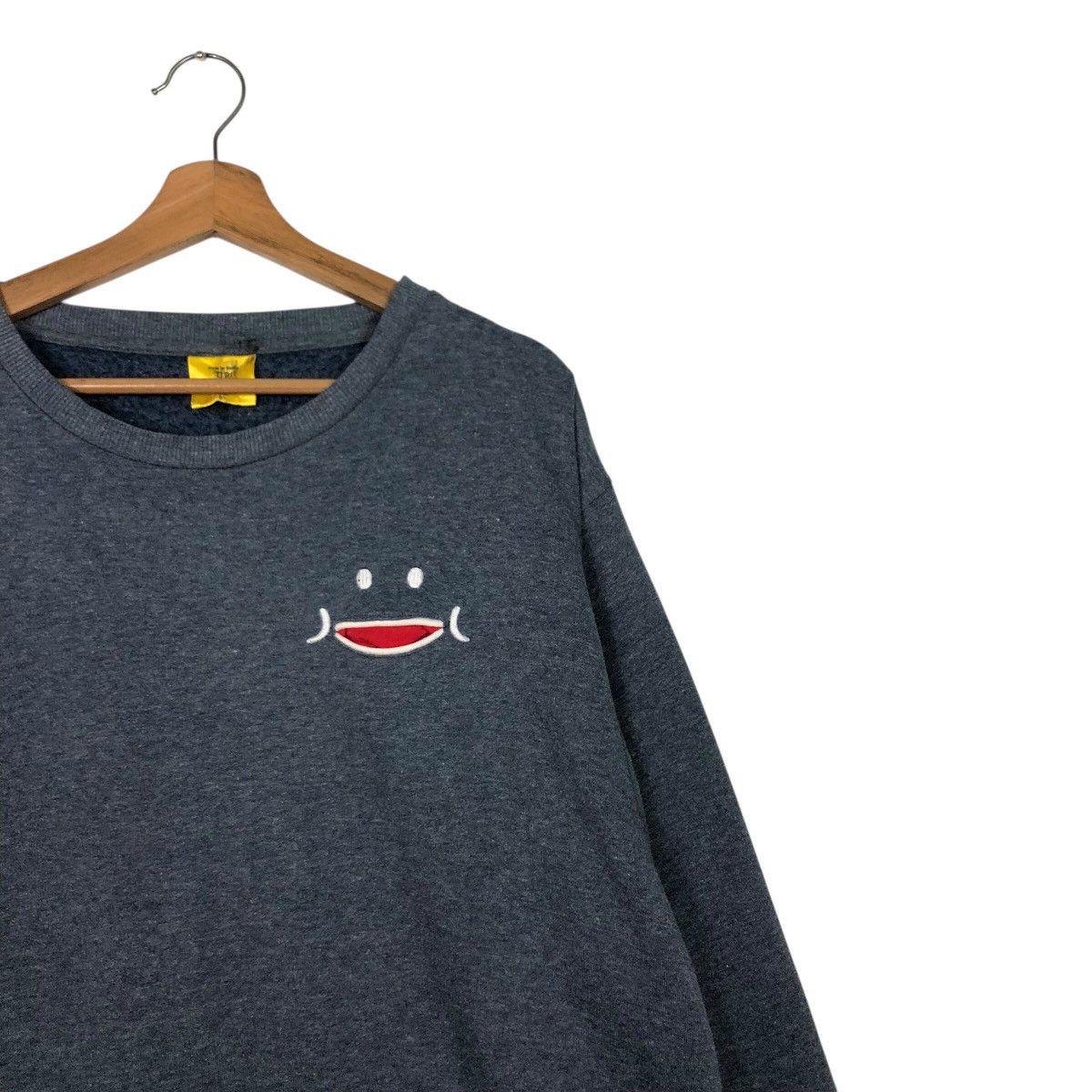 Japanese Brand Cute Smiley Face Graphic Sweatshirt Up Smile Kapital Size US L / EU 52-54 / 3 - 7 Thumbnail