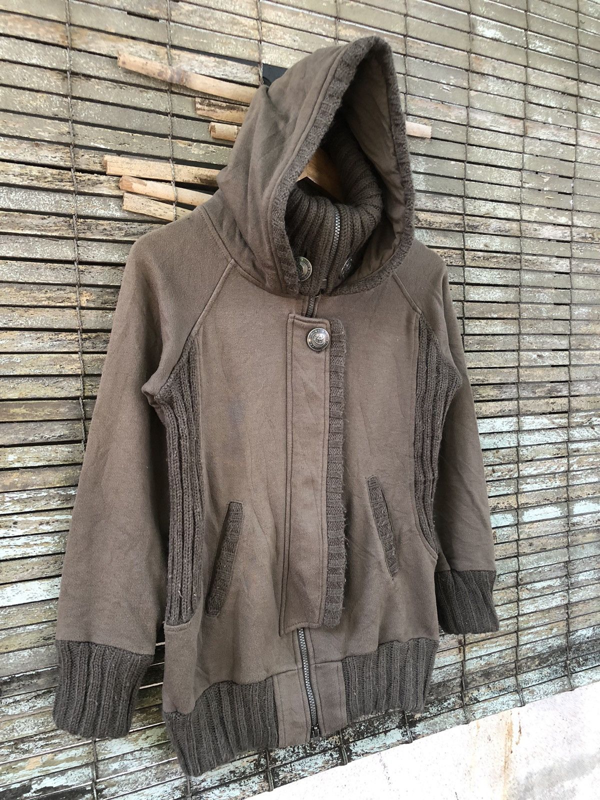 Vintage Vintage Y2K Von Dutch Fullzipper Sweater Punk Military Style Size US L / EU 52-54 / 3 - 4 Thumbnail