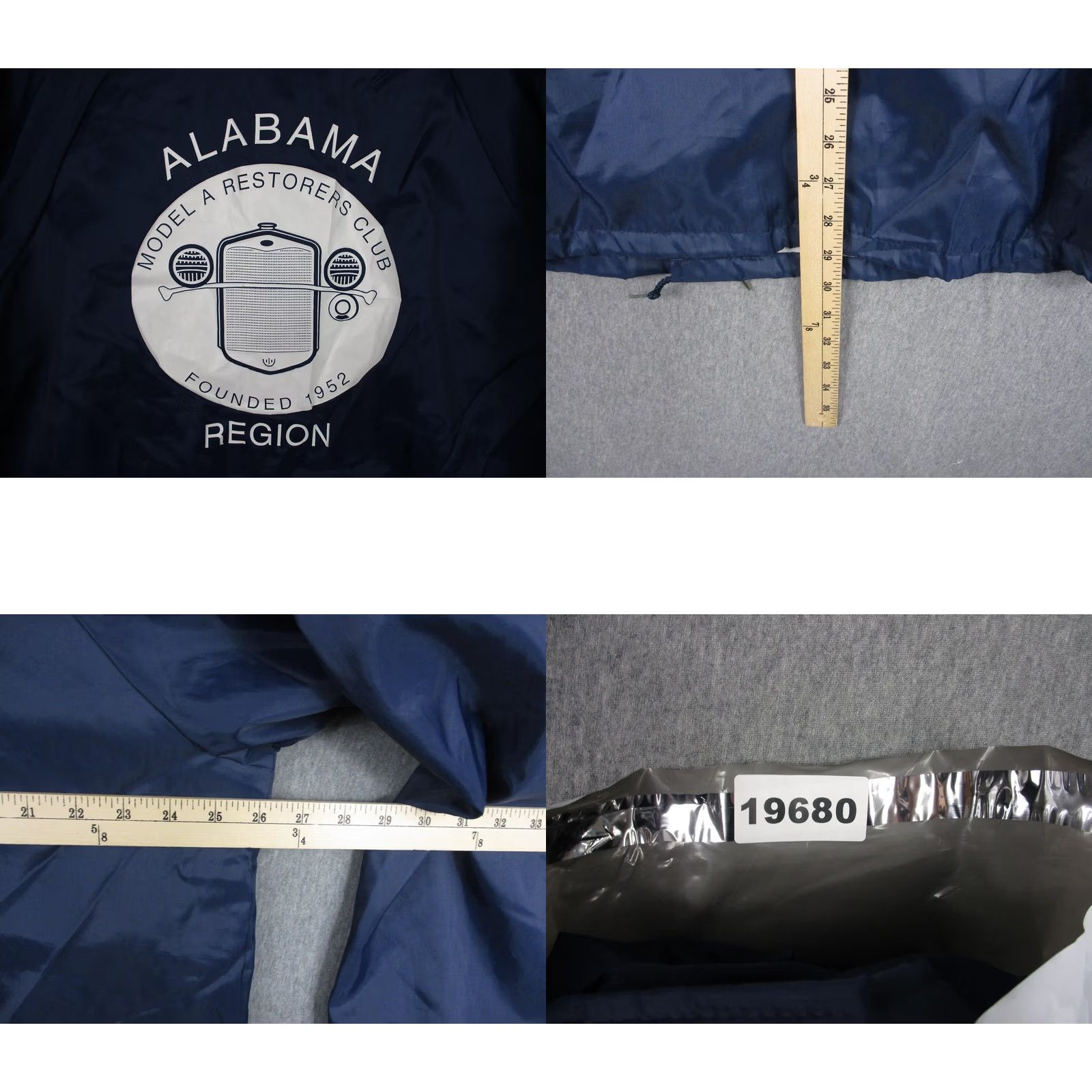 Vintage VINTAGE Hartwell Jacket Mens XL Blue Satin Alabama Model A Club USA Nylon Size US XL / EU 56 / 4 - 8 Thumbnail