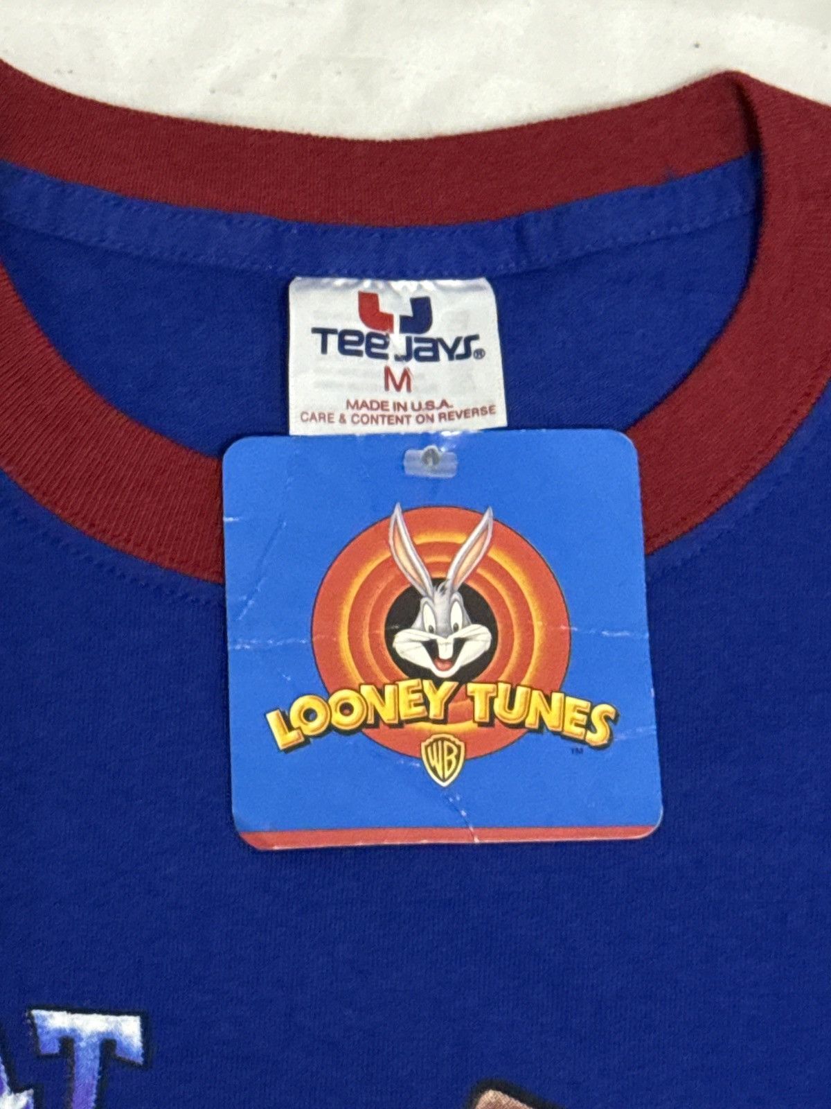TEE JAYS Vintage Looney Tunes Tee Jays Taz Tee USA Made M Deadstock Size US M / EU 48-50 / 2 - 3 Thumbnail
