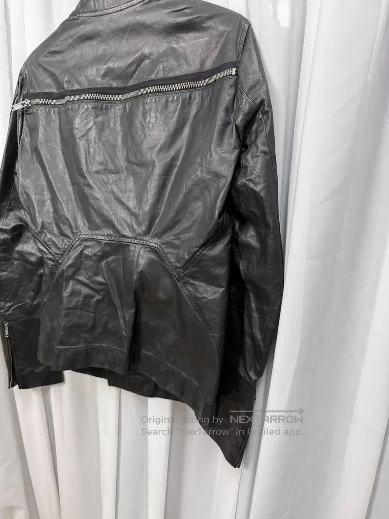 Rick Owens Rick Owens Stand-up collar motorcycle jacket| Size US M / EU 48-50 / 2 - 7 Thumbnail