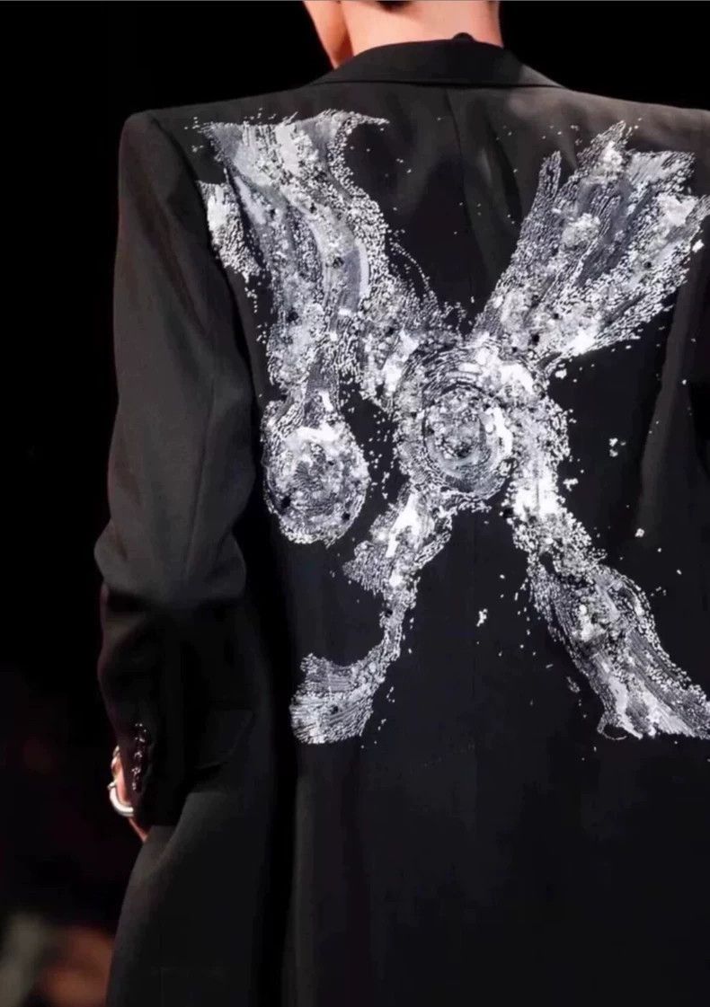 Saint Laurent Paris Saint Laurent Paris 15SSMr. X crystal scale suit-2506 Size US S / EU 44-46 / 1 - 6 Thumbnail