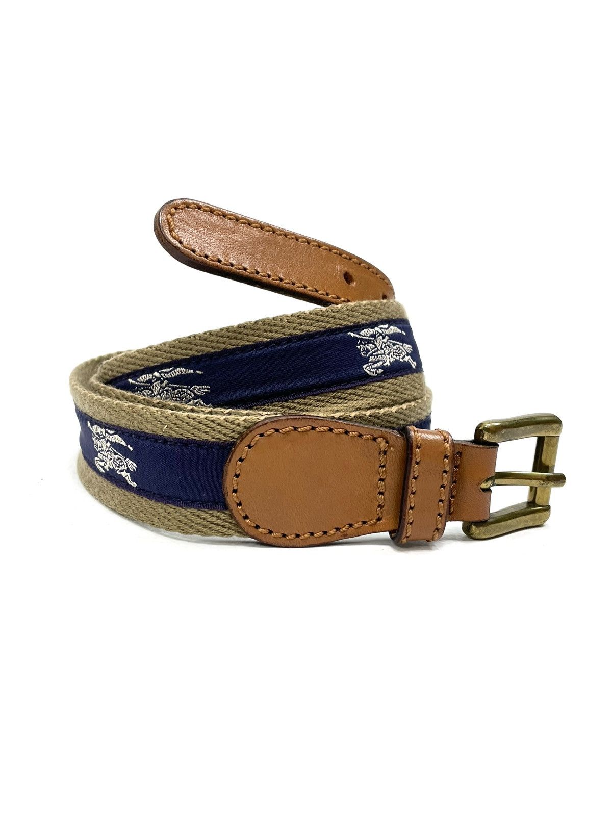 Burberry Vintage Burberrys Leather Belt – Made in Italy Size ONE SIZE - 7 Thumbnail