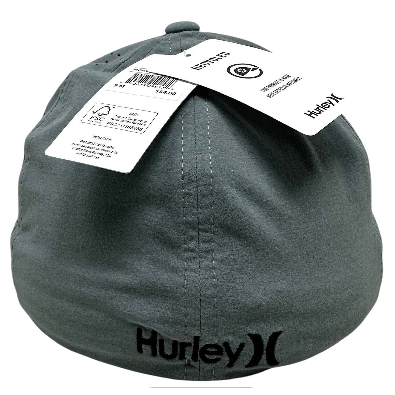 Hurley Hurley Men's Hat Phantom Shores H2O Dri-FIT Flex Fit Cap Size ONE SIZE - 3 Thumbnail