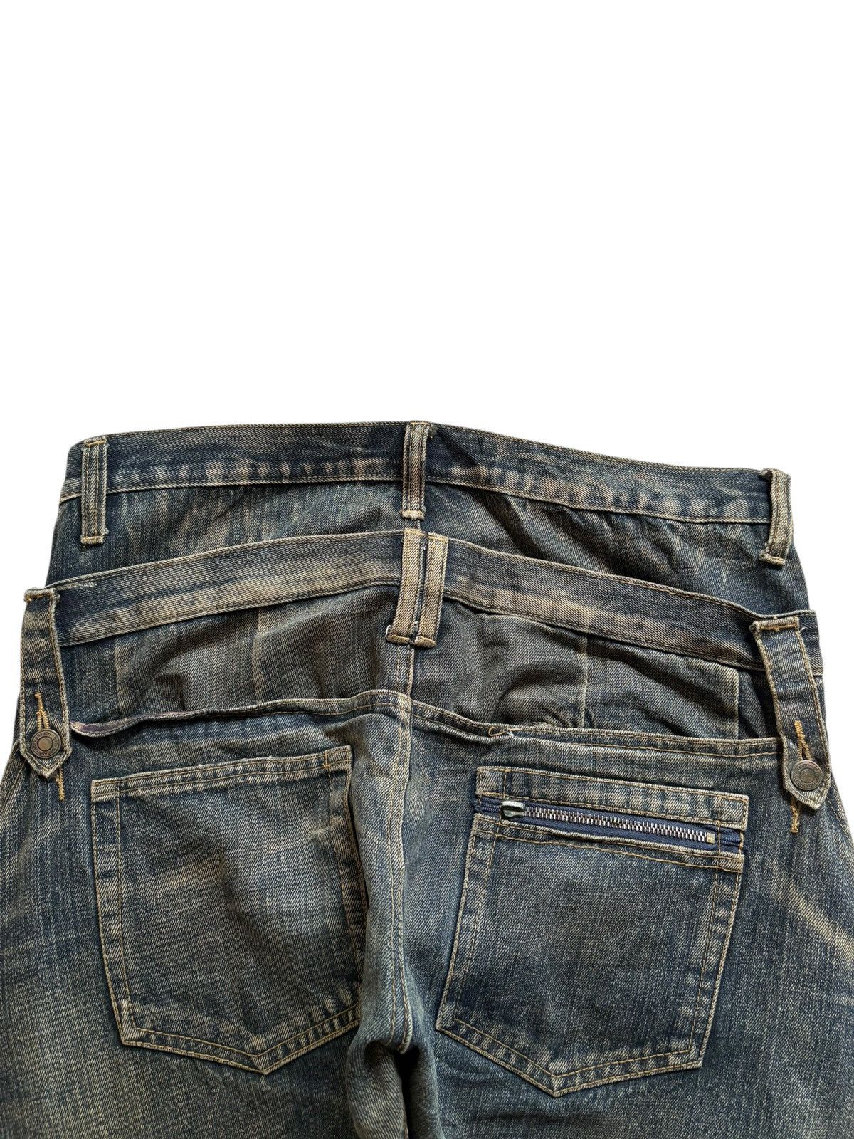 Designer Vintage Japanese Breathmint Double Waist Tactical Baggy Jean Size US 35 - 8 Thumbnail