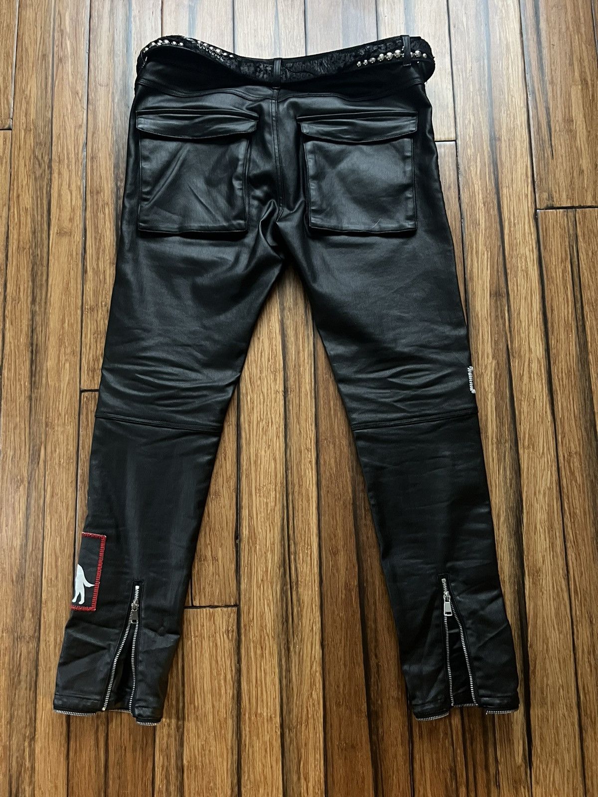 Missing Since Thursday MST Black Tar Punk Patchwork Denim City Morgue Size US 36 / EU 52 - 7 Thumbnail