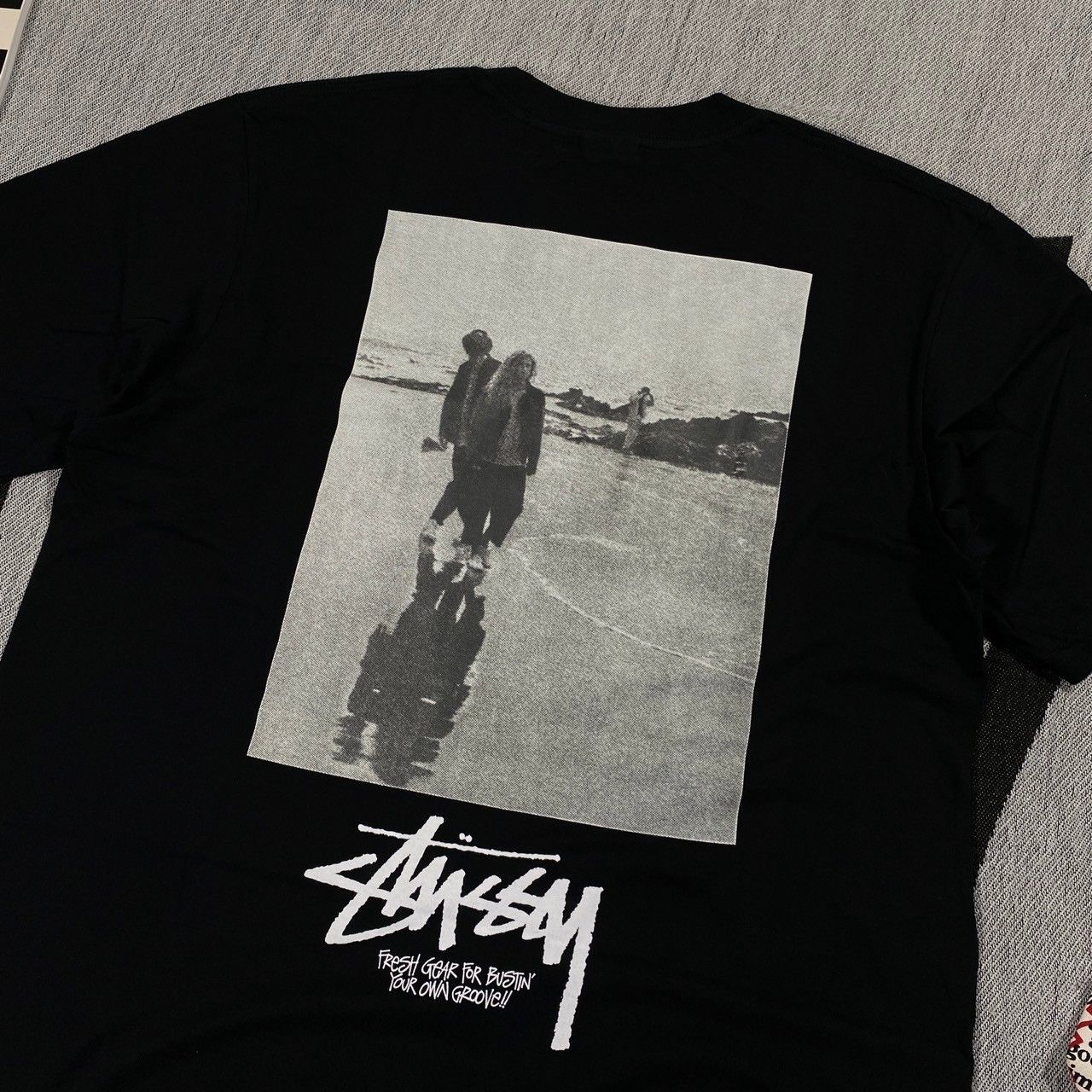 【Stussy】 Fresh Gear T-Shirt Buy Stussy Fresh Gear Tee 'Black' - 1904986 BLAC | GOAT