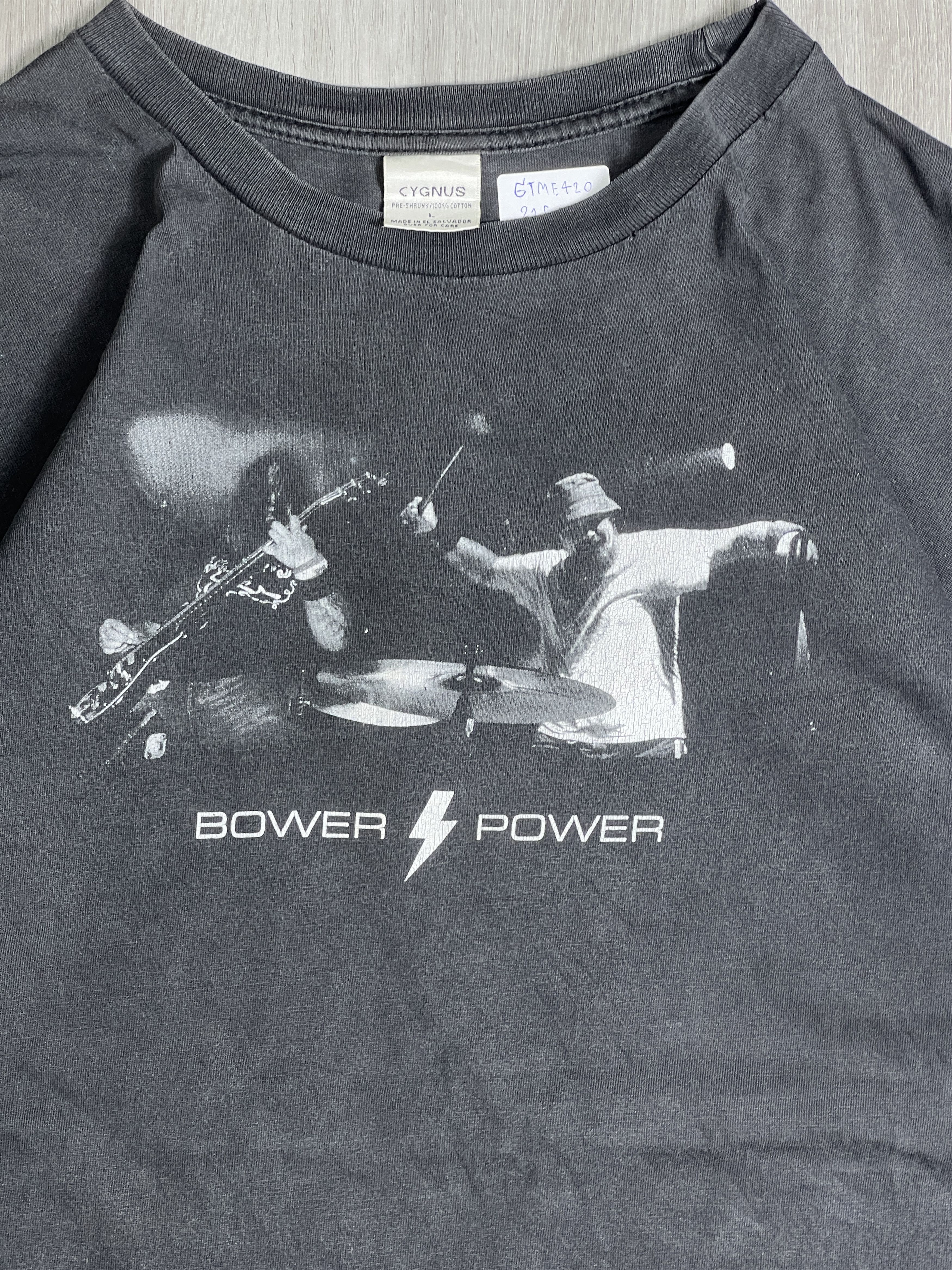 Band Tees Vintage Bower Power Doom Metal Band Tee (L) GTME420 Size US L / EU 52-54 / 3 - 2 Thumbnail