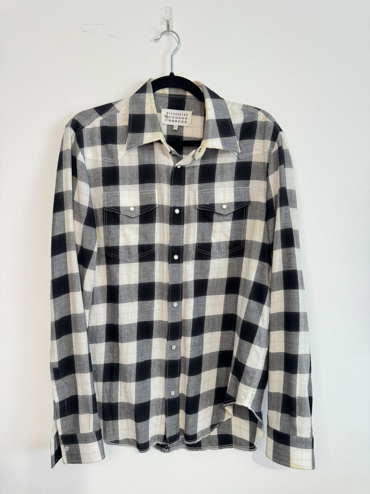 Maison Margiela Maison Margiela Western Snap Flannel Shirt SZ 39 / M Size US M / EU 48-50 / 2 - 1 Thumbnail
