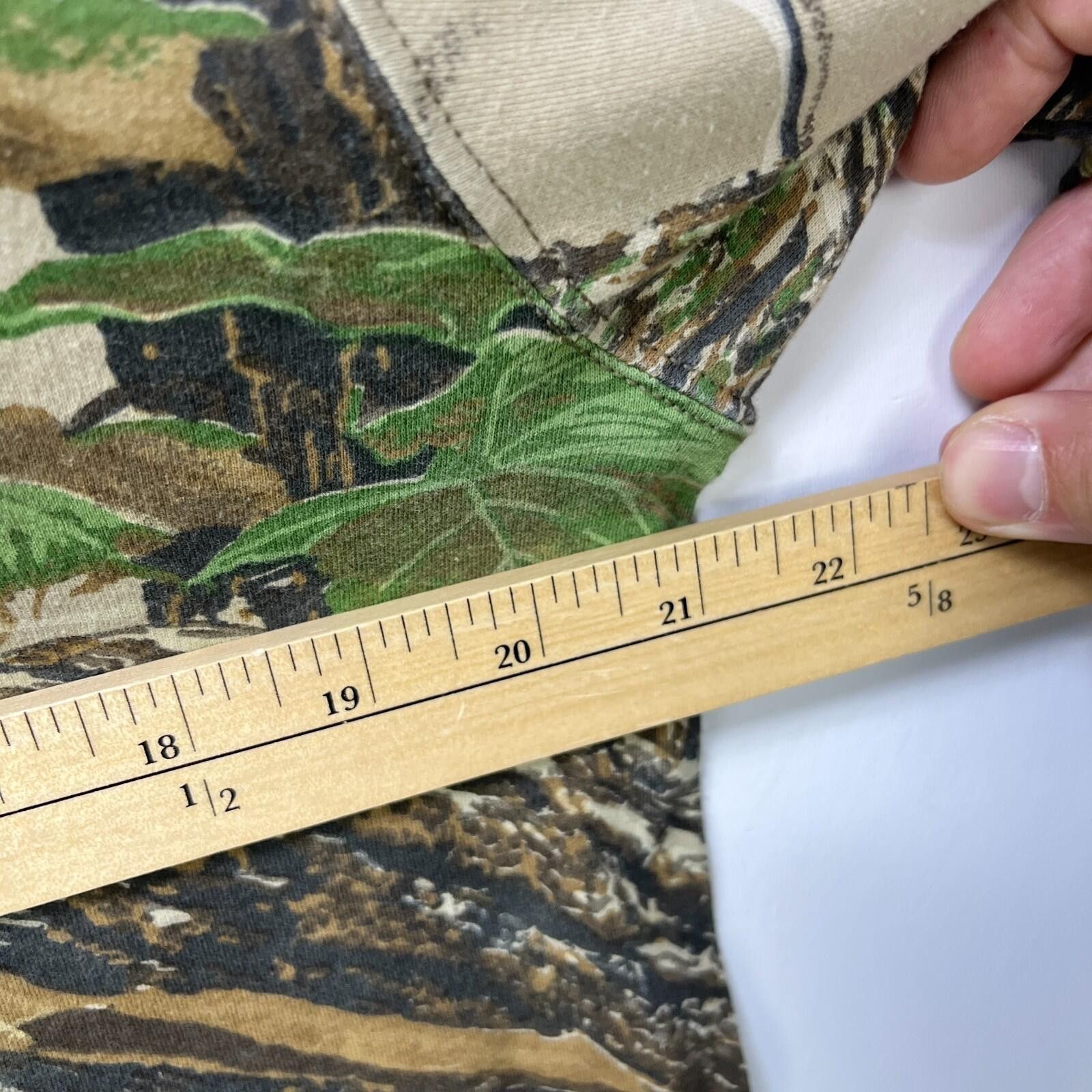 Realtree Vintage Real Tree Camo T Shirt Large Longsleeve Turtleneck Size US L / EU 52-54 / 3 - 6 Thumbnail