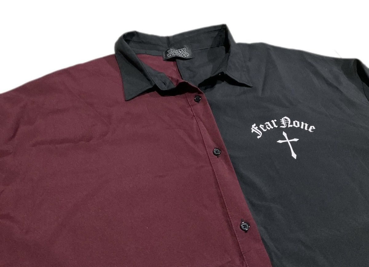 If Six Was Nine × Japanese Brand × Le Grande Bleu (L.G.B.) 🔥Sick Y2K Japanese Brand Wings Shirt Goth Punk Size US L / EU 52-54 / 3 - 4 Thumbnail