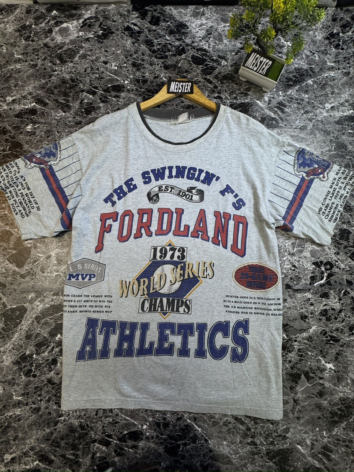 Other Vintage 70s Baseball World Series Tshirt Size US XL / EU 56 / 4 - 1 Thumbnail