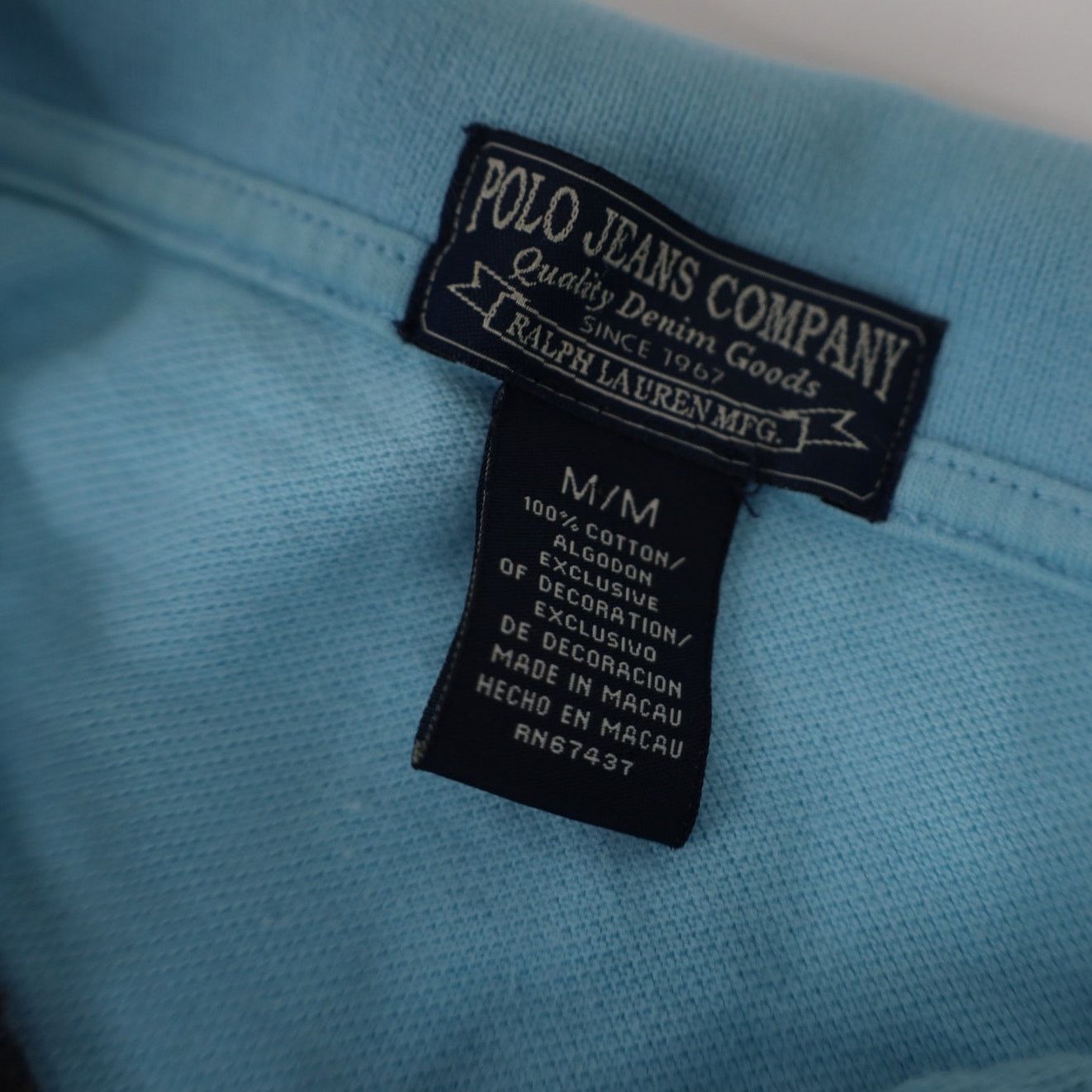 Polo Ralph Lauren Vintage Polo Jeans Co Ralph Laure Unique Crest Polo Shirts Size US M / EU 48-50 / 2 - 10 Thumbnail
