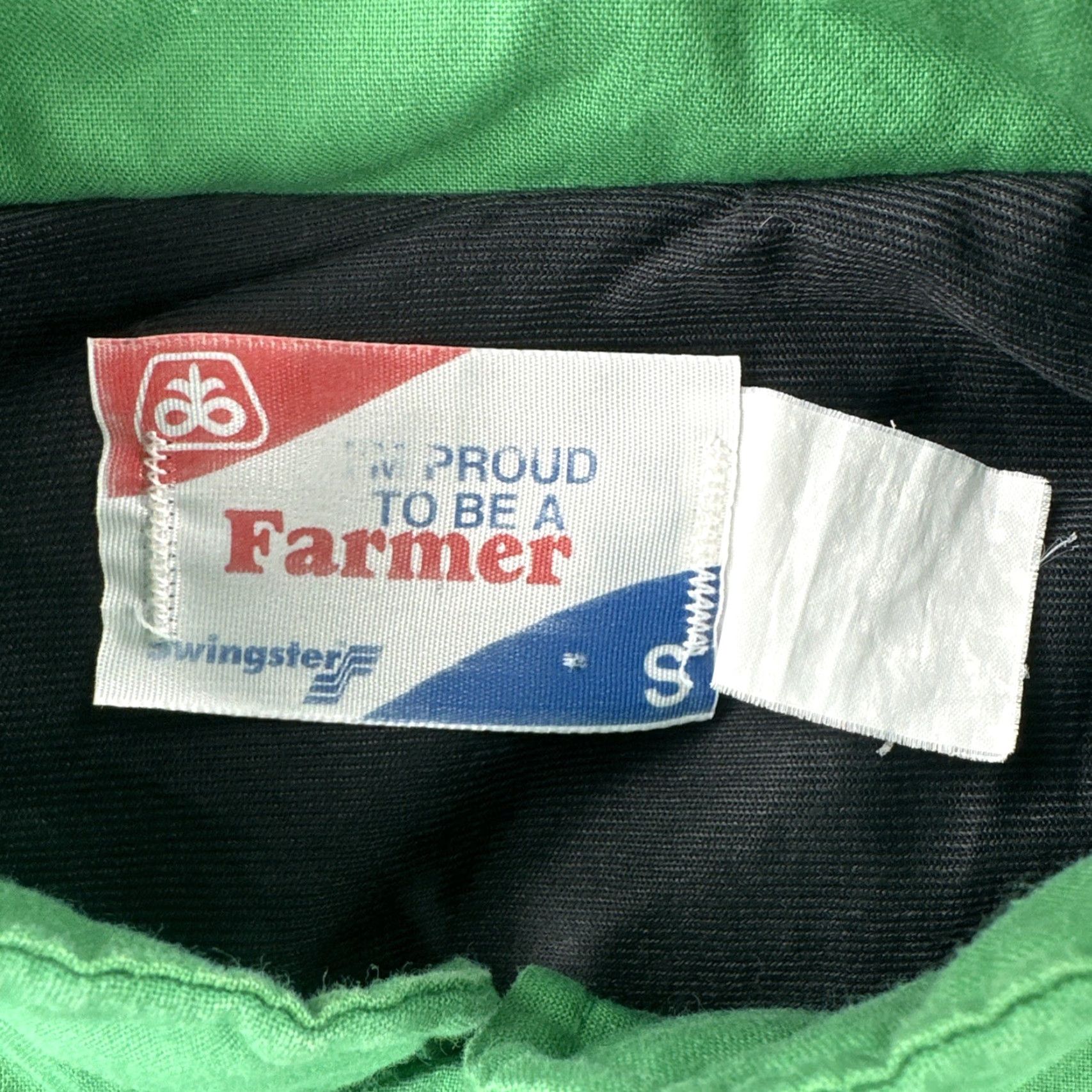 Vintage VINTAGE Swingster Mens Small Green Button Up Jacket Proud To Be A Farmer 80s EUC Size US S / EU 44-46 / 1 - 7 Thumbnail
