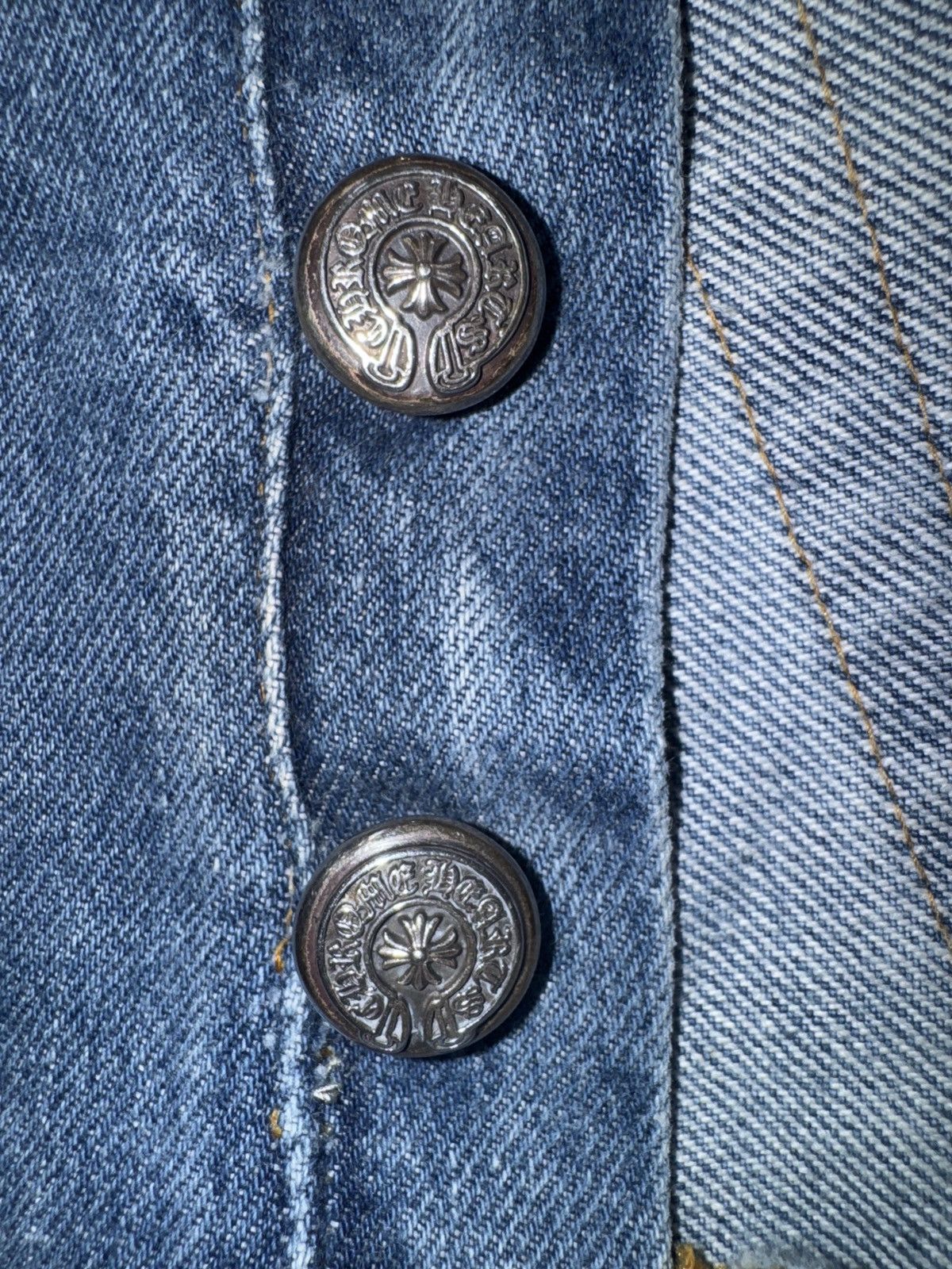 Chrome Hearts × Gallery Dept. 1 Of 1 Chrome Hearts x Gallery Dept Jeans Size US 42 / EU 58 - 17 Thumbnail