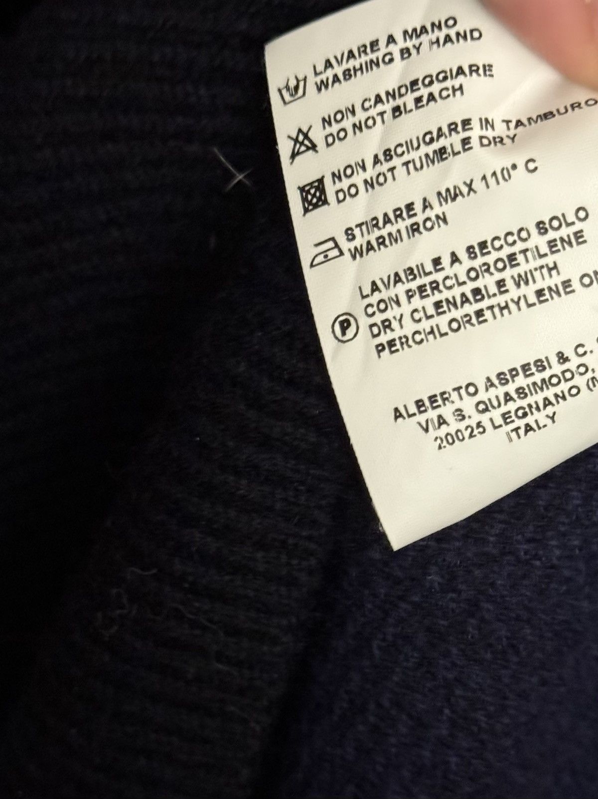 Aspesi aspesi men long navy wool hoodie sweater Size US M / EU 48-50 / 2 - 4 Thumbnail
