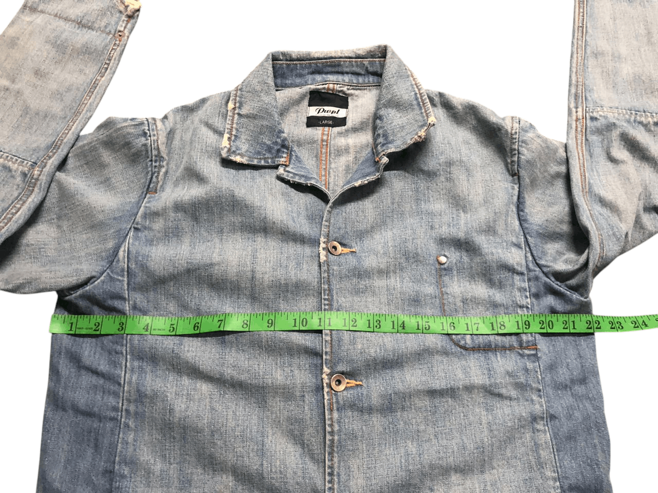 Japanese Brand × Vintage VINTAGE POWER TO THE PEOPLE CHORE JACKET DISTRESSED STYLE Size US M / EU 48-50 / 2 - 21 Thumbnail