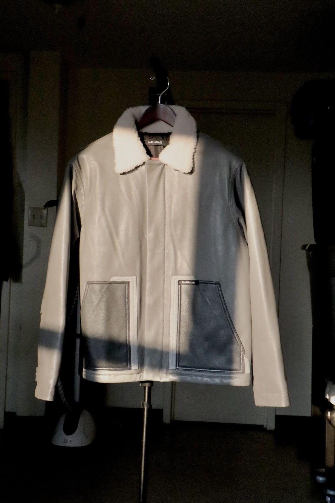 Nahmias Nahmias Lamb Leather Worker Jacket Size US S / EU 44-46 / 1 - 1 Thumbnail
