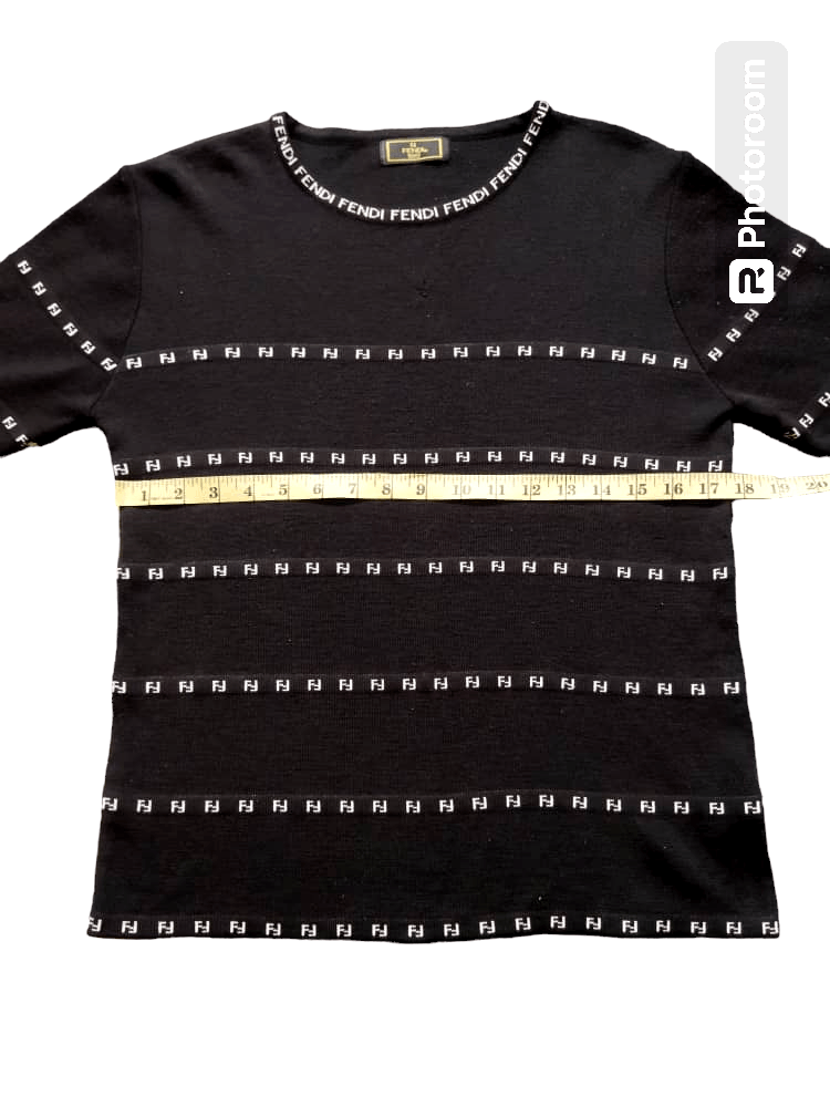 Fendi 💥Rare💥 Fendi Stripe Vintage Long Sleeve Size US S / EU 44-46 / 1 - 4 Thumbnail