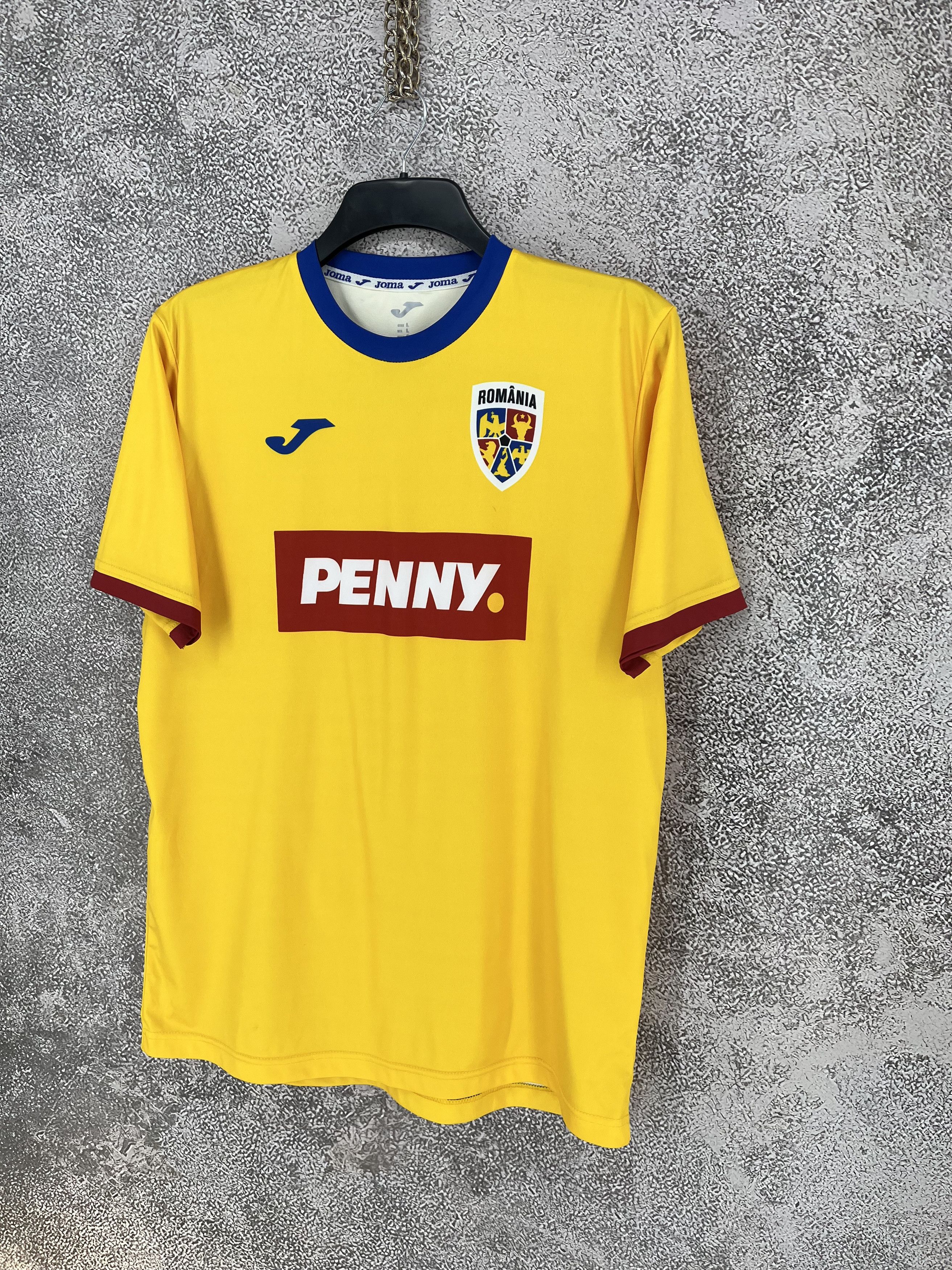 Joma Romania 2024-25 Joma Home Fan Football Shirt L Size US L / EU 52-54 / 3 - 3 Thumbnail