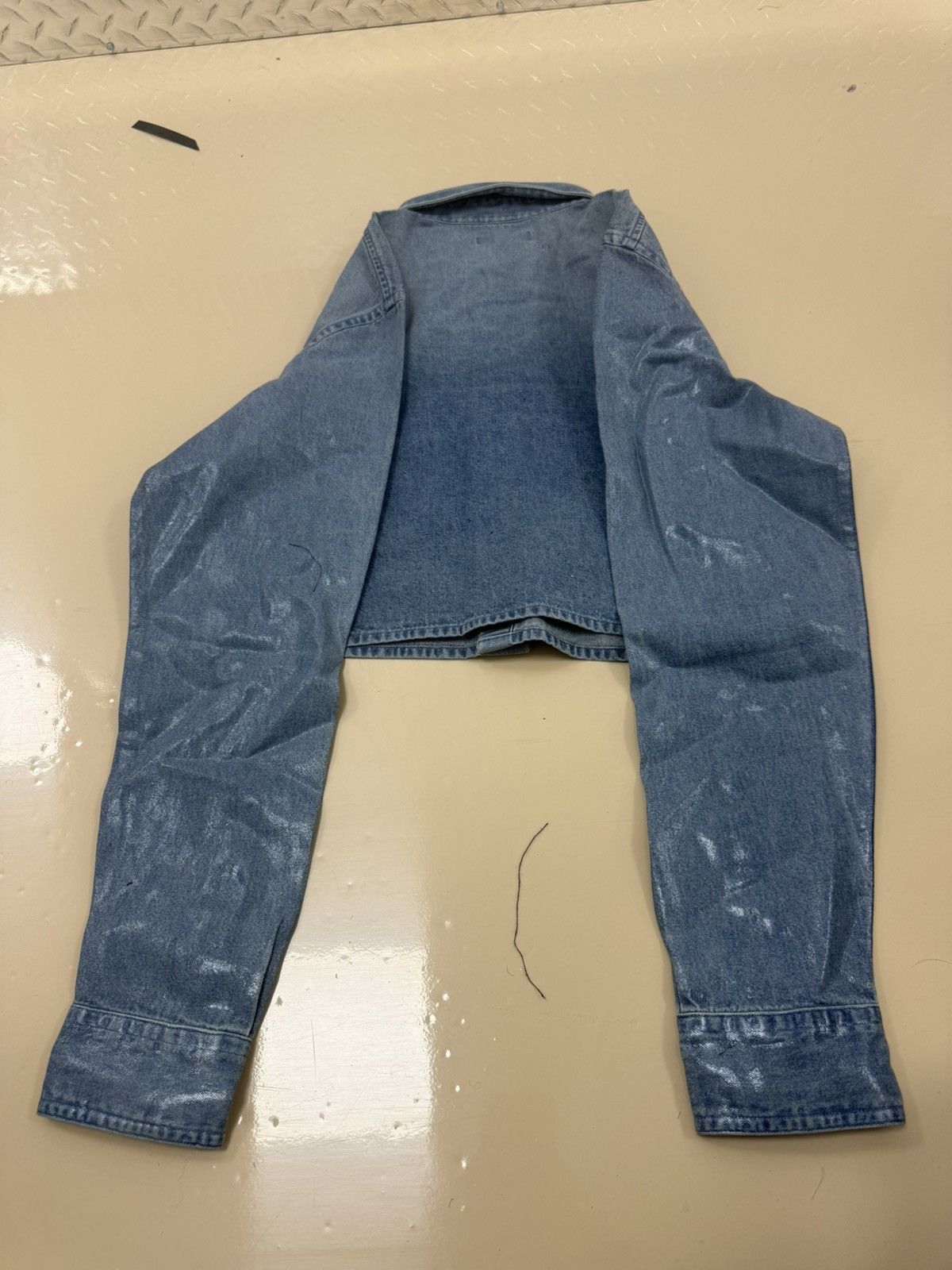 Other Purple Brand Crop Shirt Light Indigo Size S / US 4 / IT 40 - 5 Thumbnail