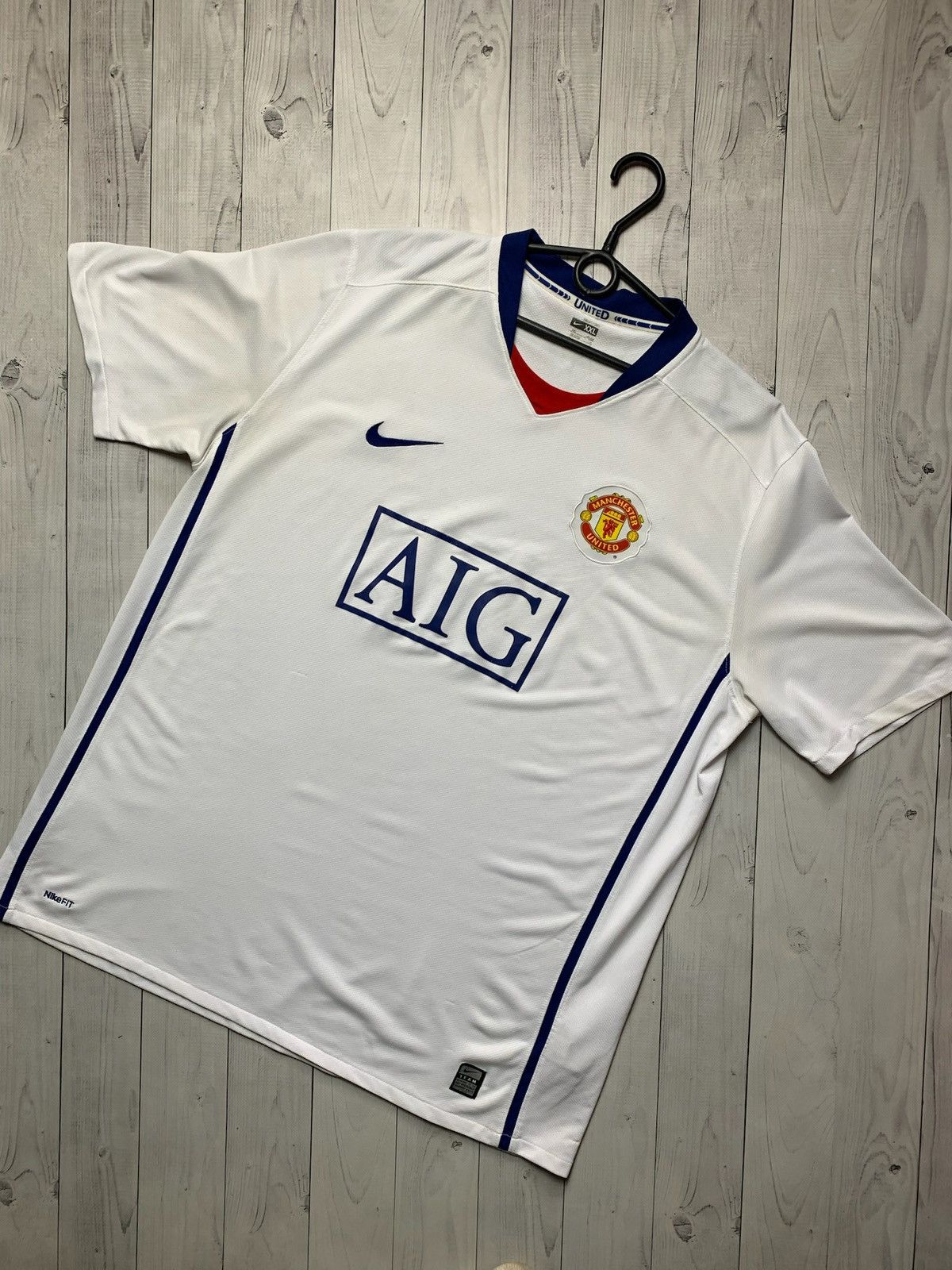 Nike × Vintage Vintage Nike Manchester United soccer jersey size XXL logo Size US XXL / EU 58 / 5 - 1 Thumbnail