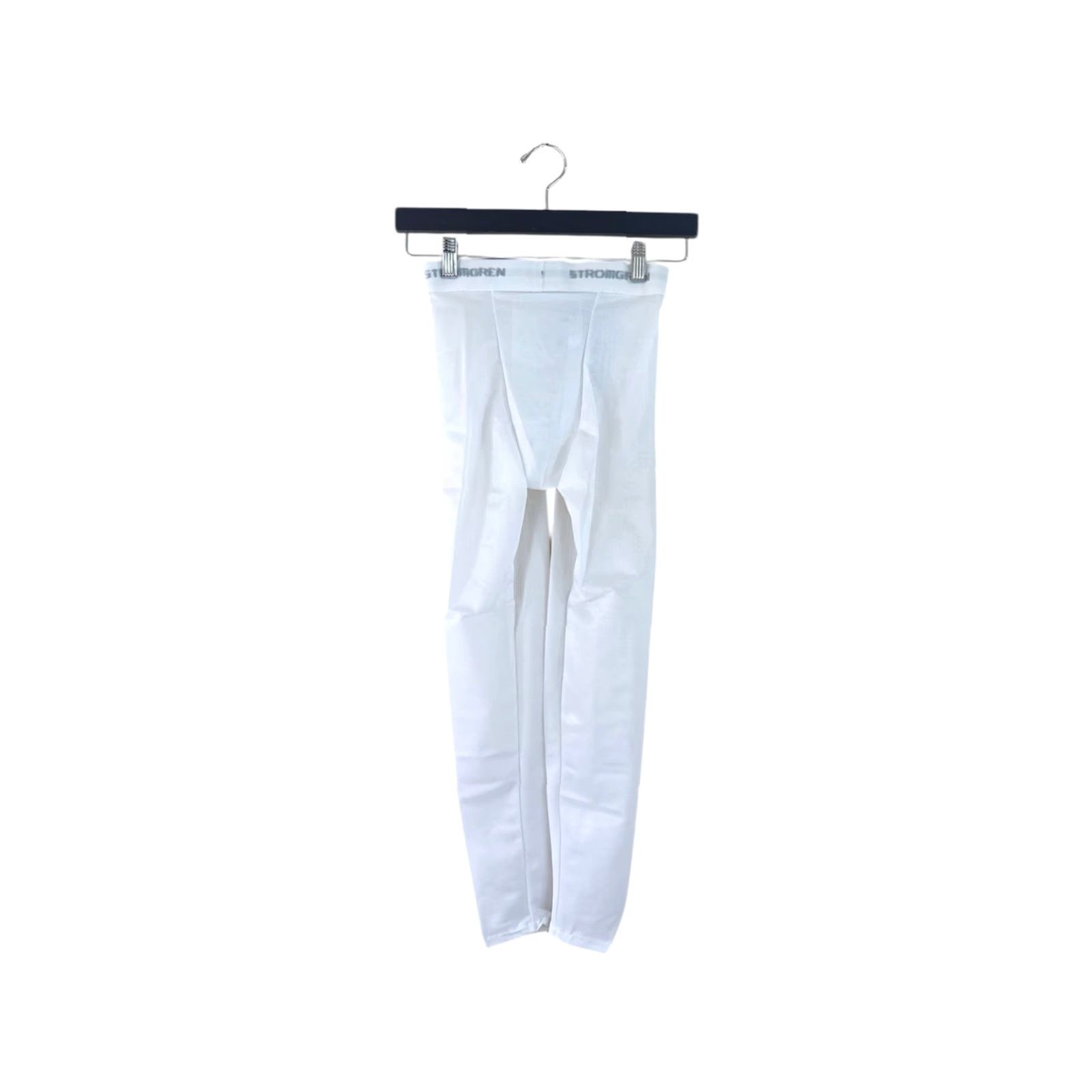 Layer 8 VINTAGE Stromgren Compression Tights Mens Small White 90s NOS NWT Coolmax Lycra Leggings Activewear Size US 29 - 8 Thumbnail