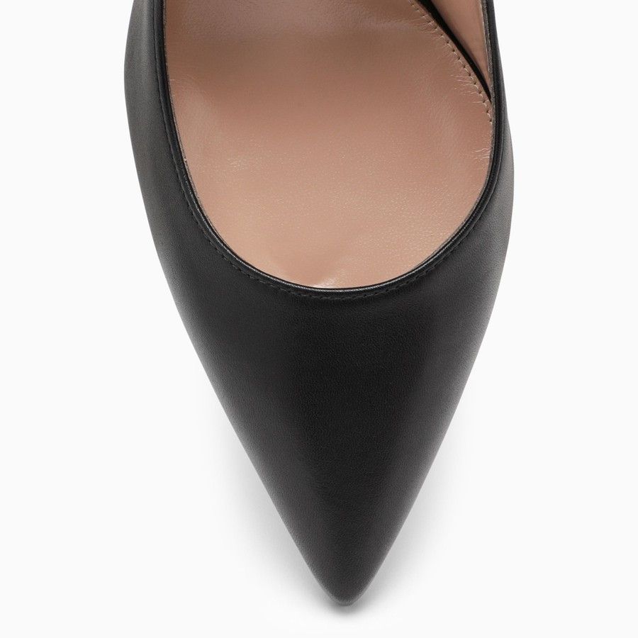 Gianvito Rossi o1d2blof0824 Leather Pumps in Black Size US 6.5 / IT 36.5 - 3 Thumbnail