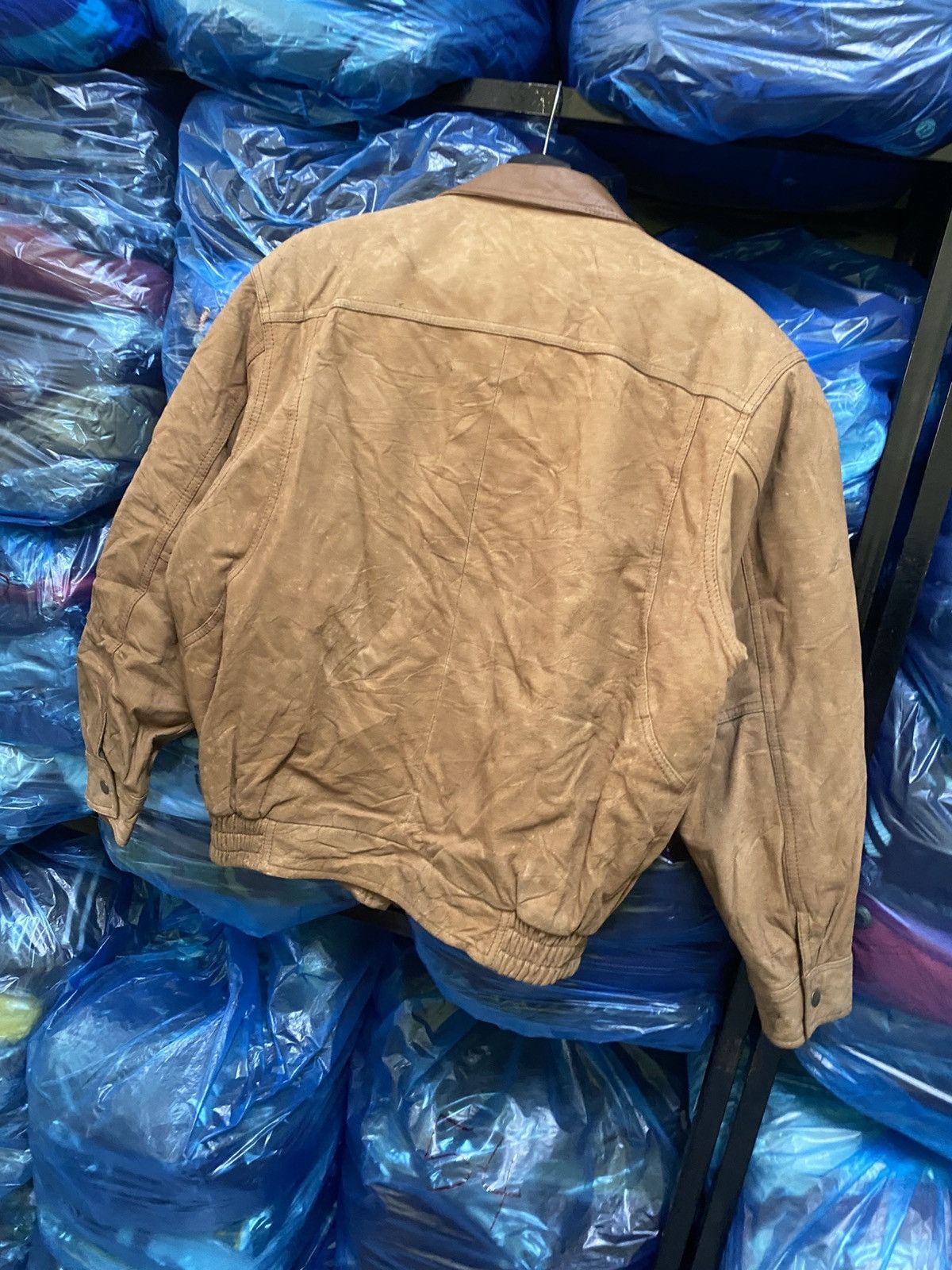 Other Vintage MIRALGO Leather Bomber Jacket - Brown - Men’s Size US M / EU 48-50 / 2 - 11 Thumbnail