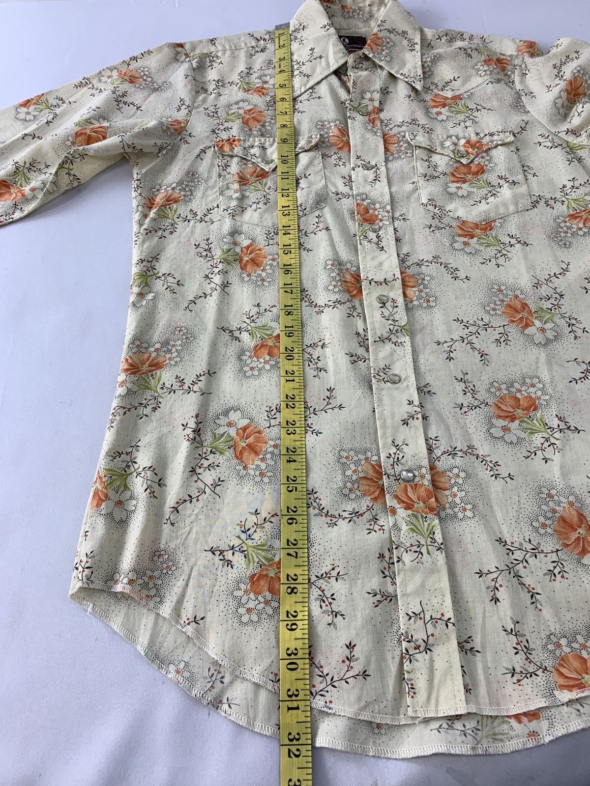 JCPenney 90s Jc Penney Western Apparel Floral Cotton Button Up Size US M / EU 48-50 / 2 - 10 Thumbnail