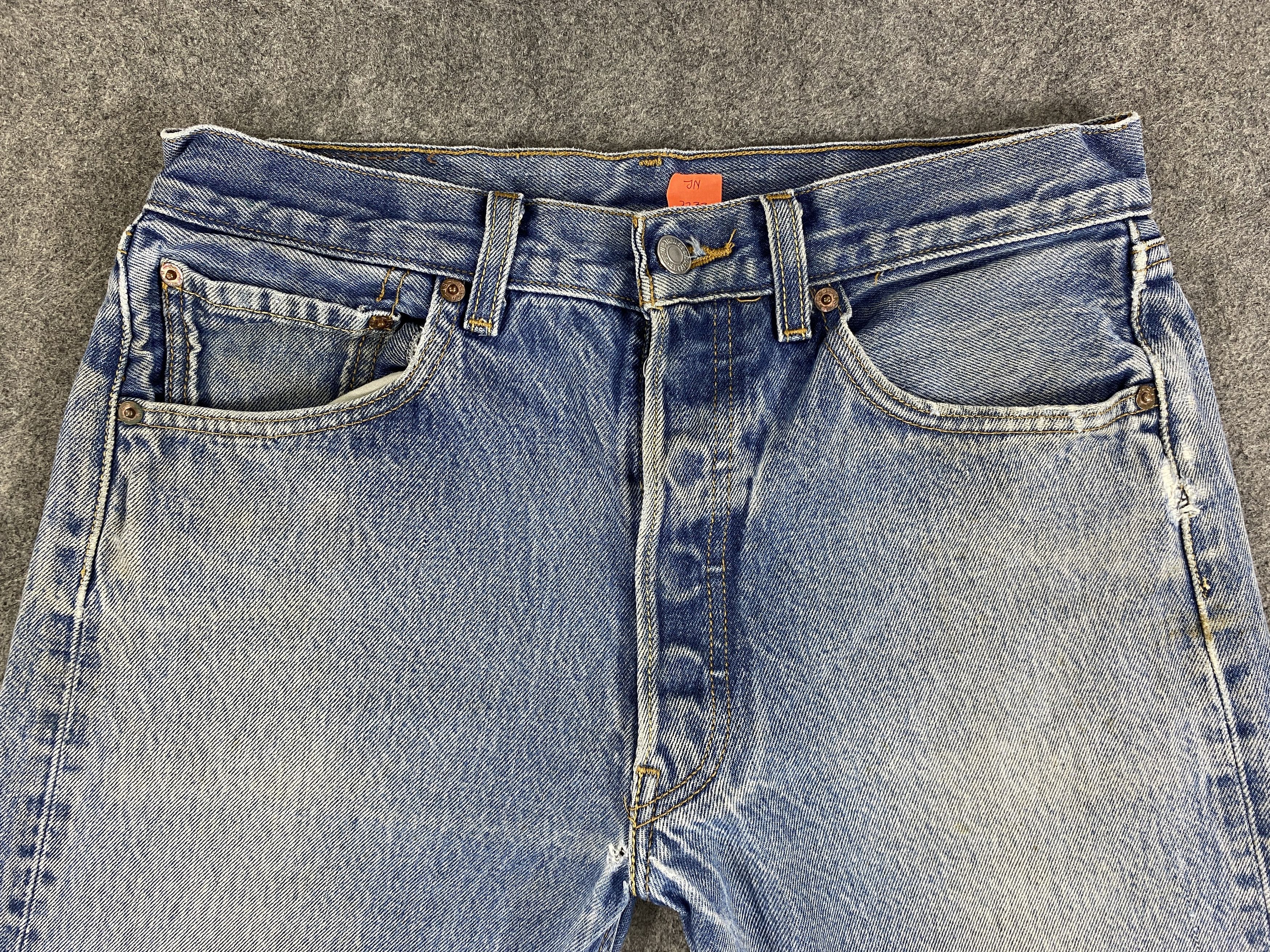 Levi's Dirty Used Blue Vintage Levi's 501 30x28.5 Denim -JN2233 Size US 30 / EU 46 - 3 Thumbnail